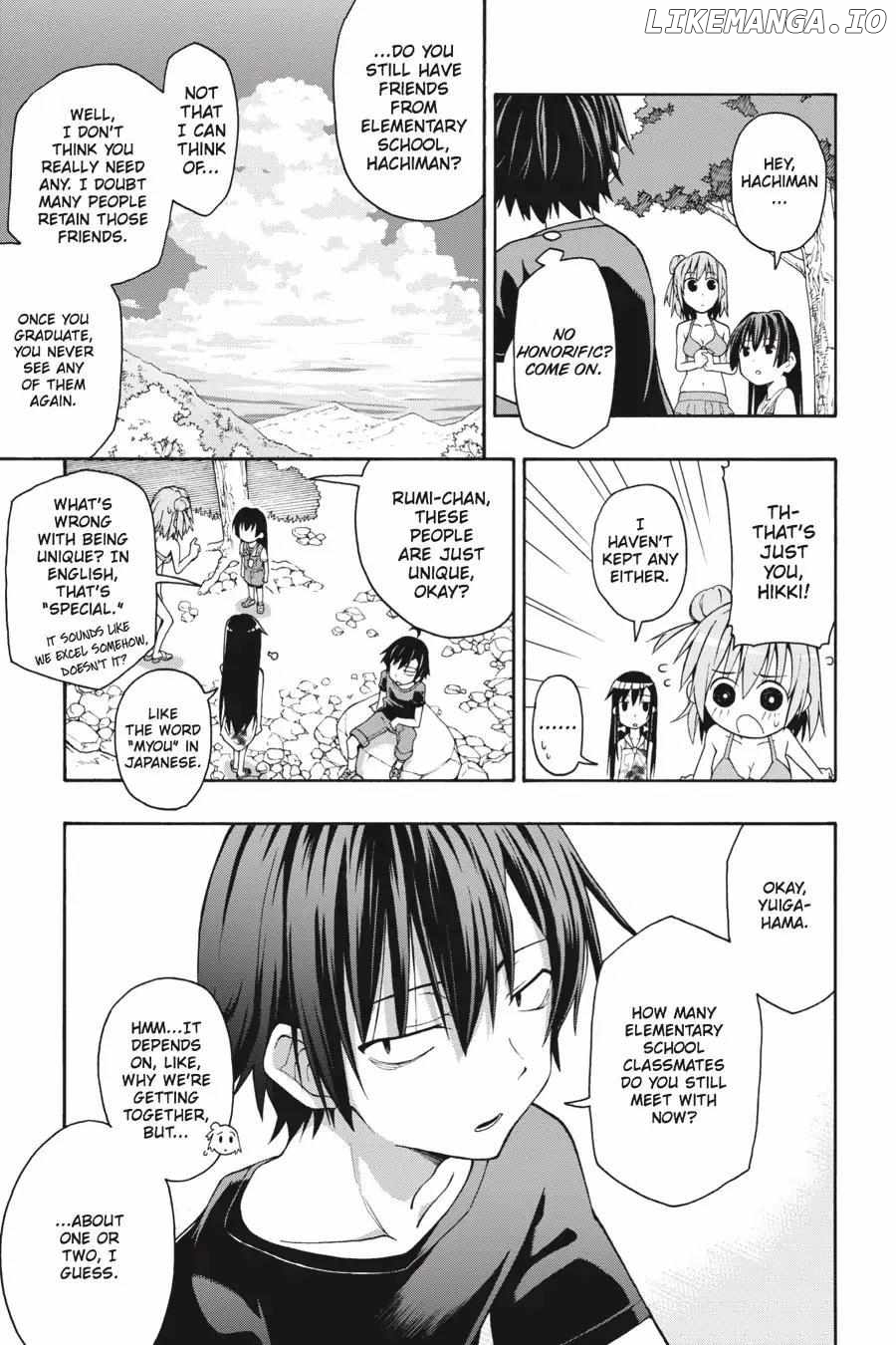 Yahari Ore no Seishun Love Come wa Machigatteiru @comic Chapter 27 - page 22
