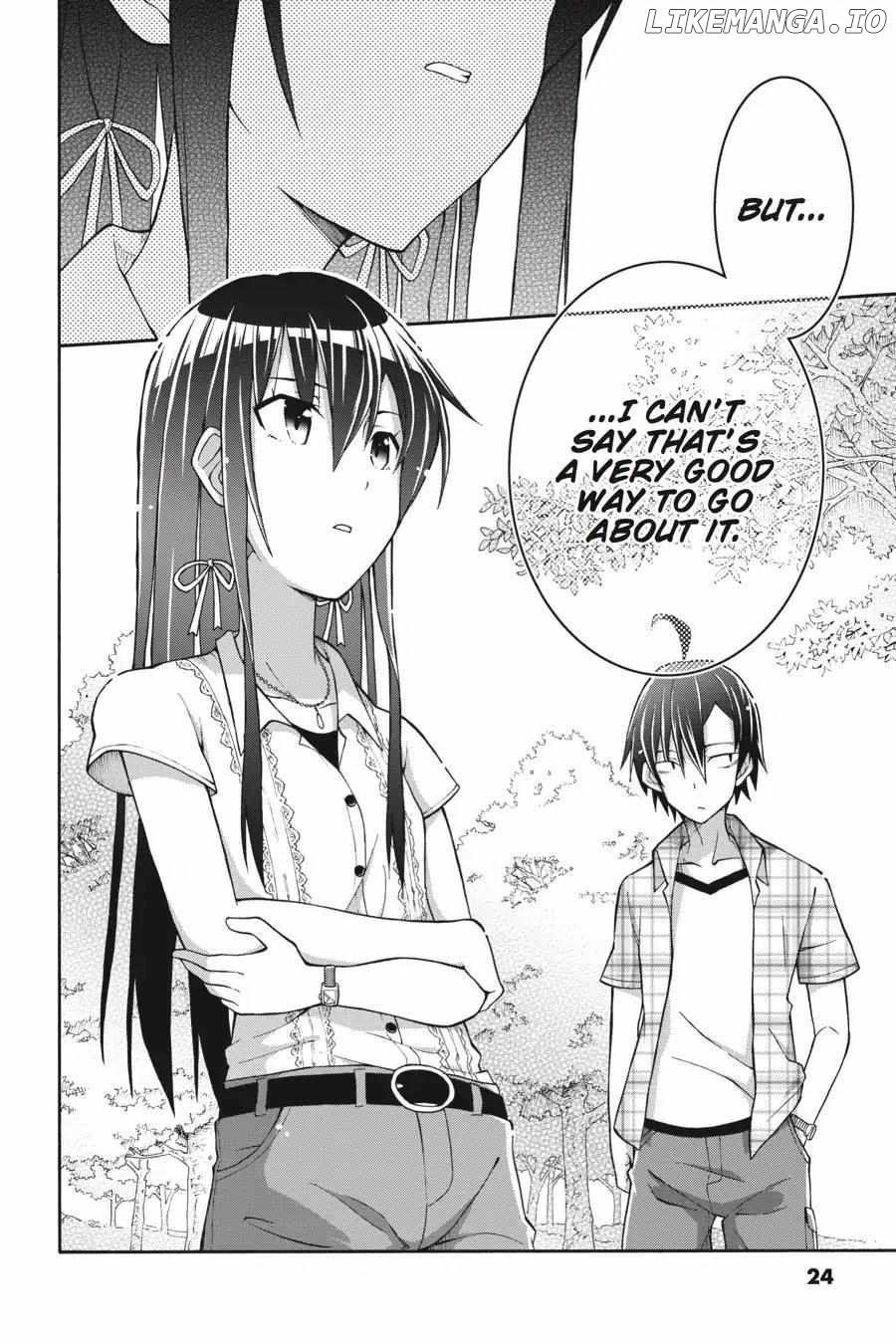 Yahari Ore no Seishun Love Come wa Machigatteiru @comic Chapter 24 - page 22