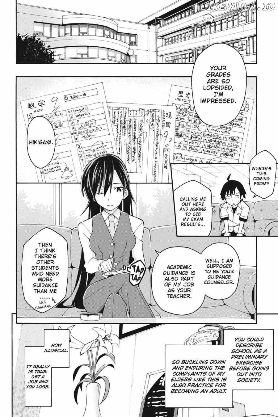 Yahari Ore no Seishun Love Come wa Machigatteiru @comic Chapter 21 - page 2