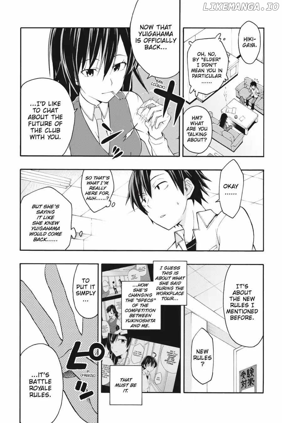 Yahari Ore no Seishun Love Come wa Machigatteiru @comic Chapter 21 - page 3