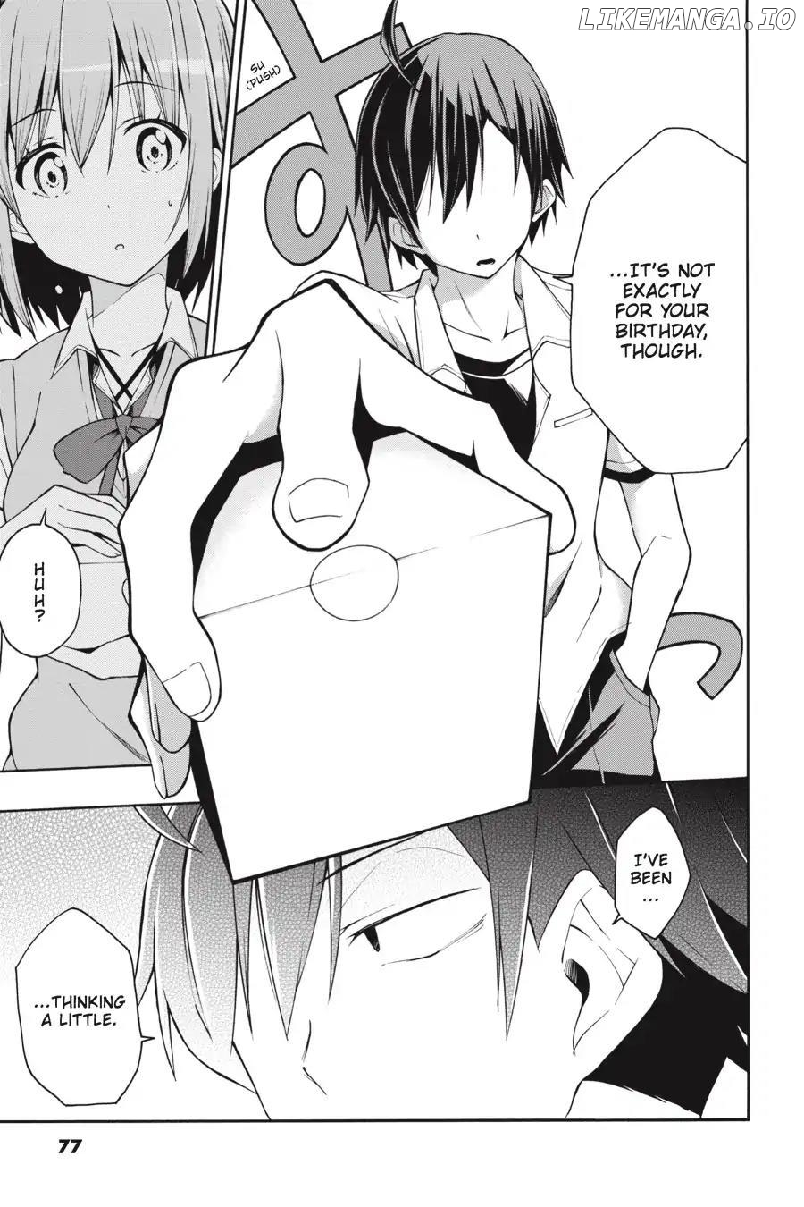 Yahari Ore no Seishun Love Come wa Machigatteiru @comic Chapter 20 - page 9