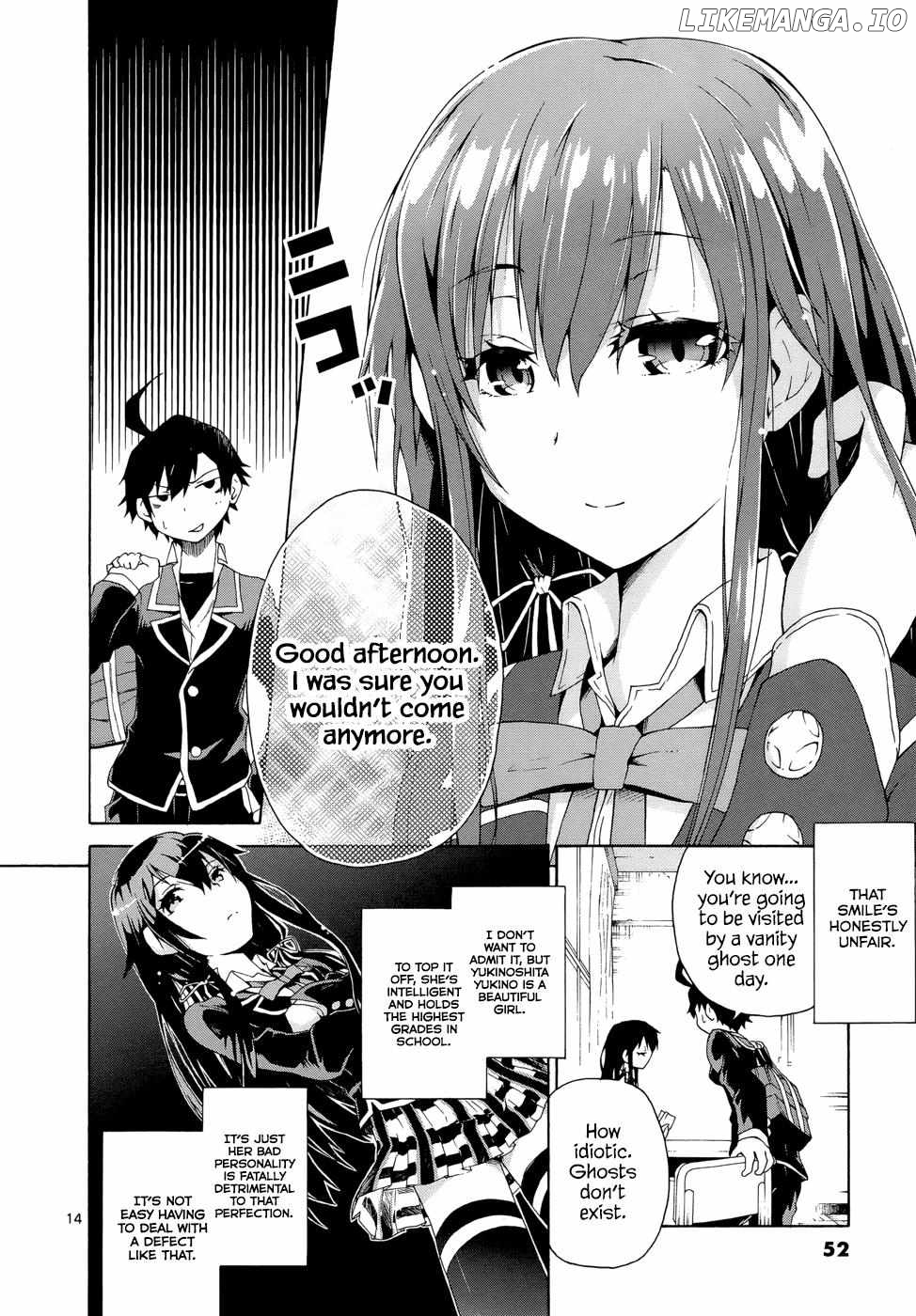 Yahari Ore no Seishun Love Come wa Machigatteiru @comic Chapter 2 - page 14