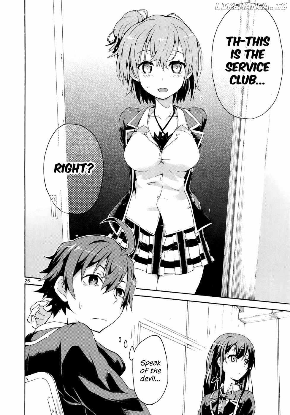 Yahari Ore no Seishun Love Come wa Machigatteiru @comic Chapter 2 - page 26