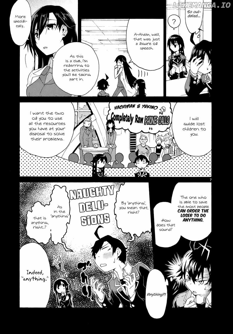 Yahari Ore no Seishun Love Come wa Machigatteiru @comic Chapter 2 - page 7