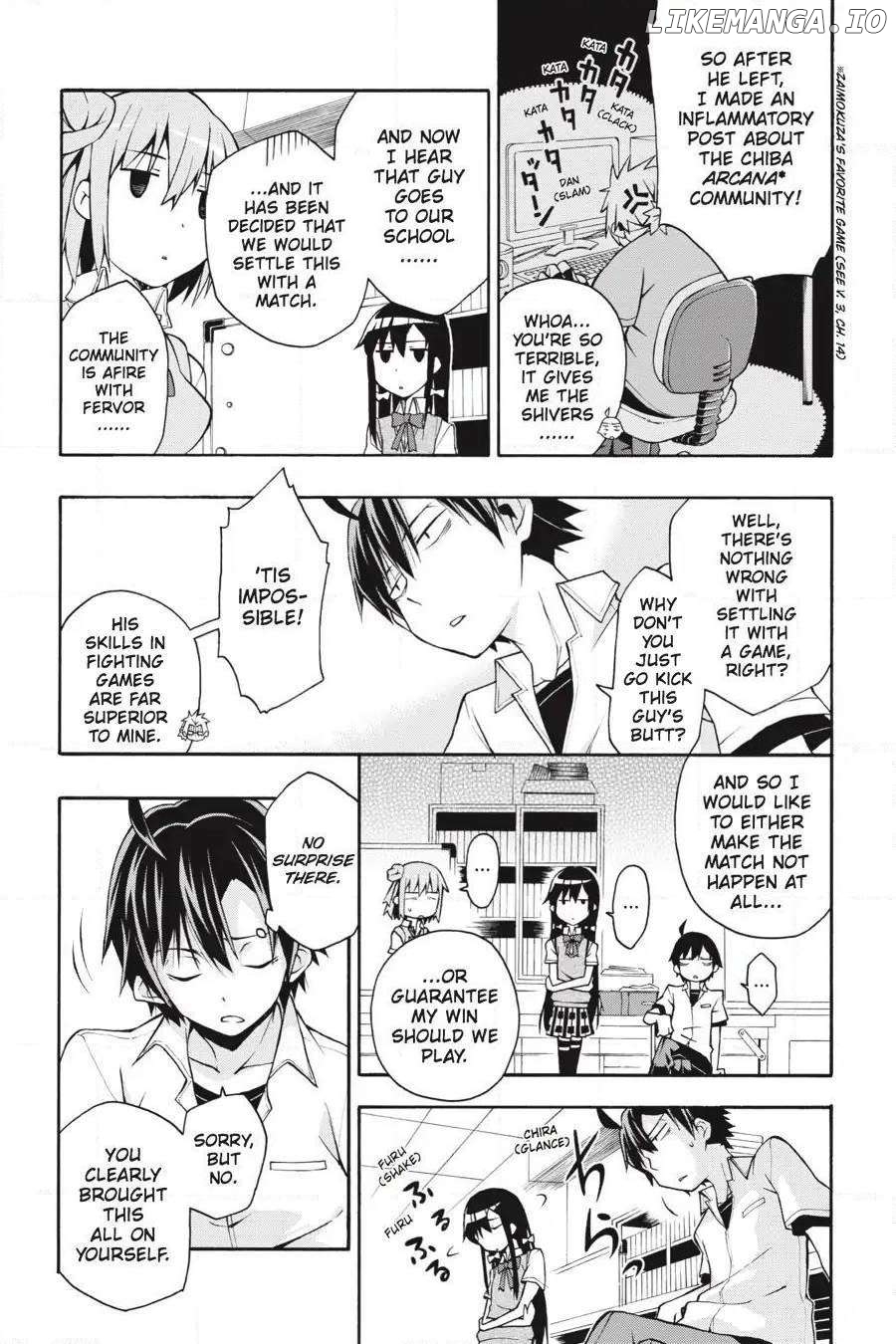 Yahari Ore no Seishun Love Come wa Machigatteiru @comic Chapter 18 - page 8