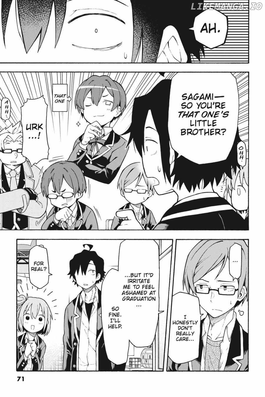 Yahari Ore no Seishun Love Come wa Machigatteiru @comic Chapter 99 - page 15