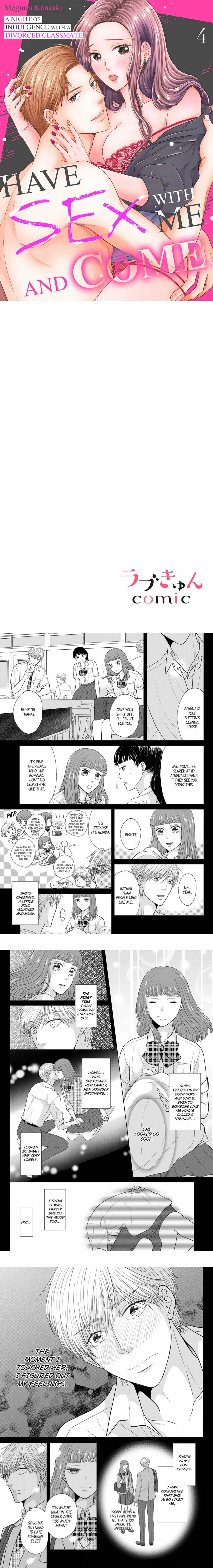 Boku to no SEX de Itte Miro - Batsuichi Doukyuusei to Musaboru Yoru Chapter 4 - page 1
