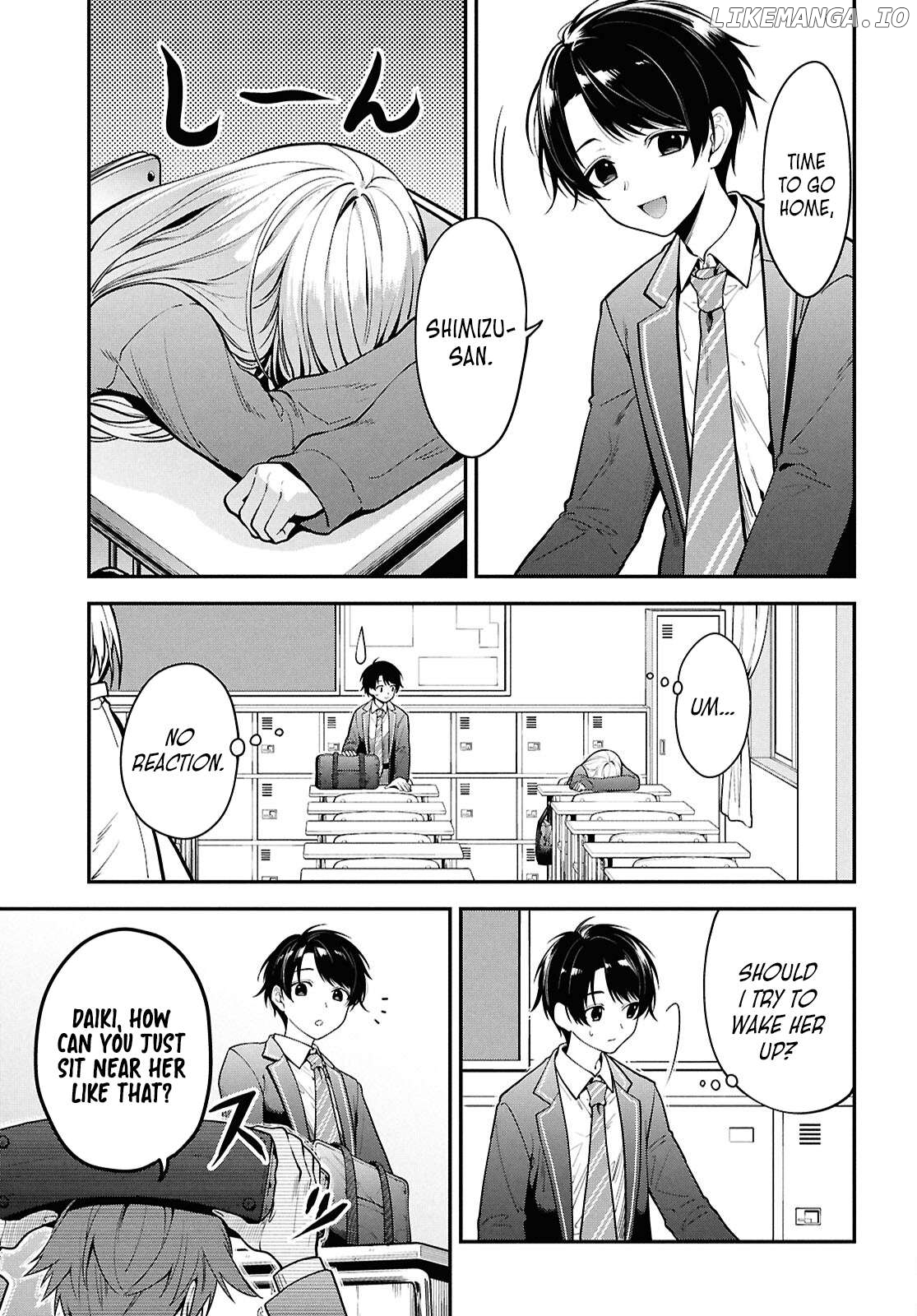 The Yankee Shimizu-san Sitting Next to Me Has Dyed Her Hair Black Chapter 1 - page 3