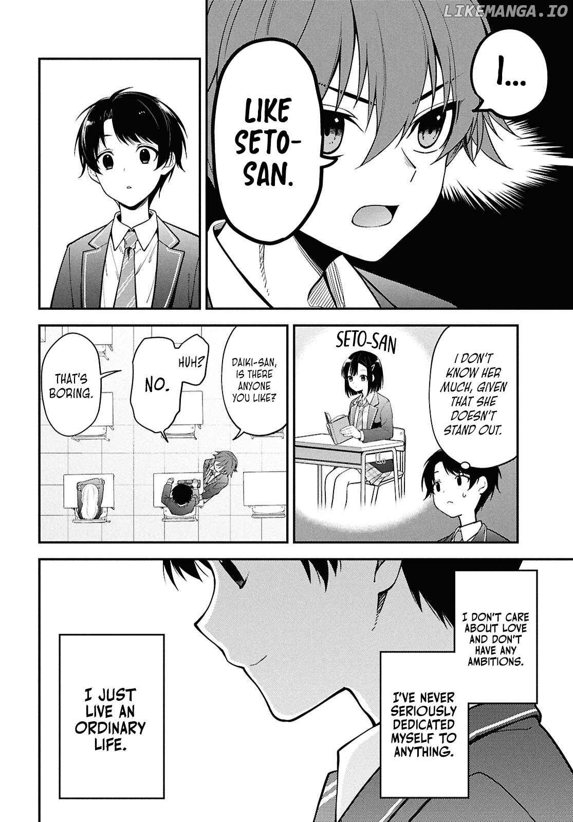 The Yankee Shimizu-san Sitting Next to Me Has Dyed Her Hair Black Chapter 1 - page 6