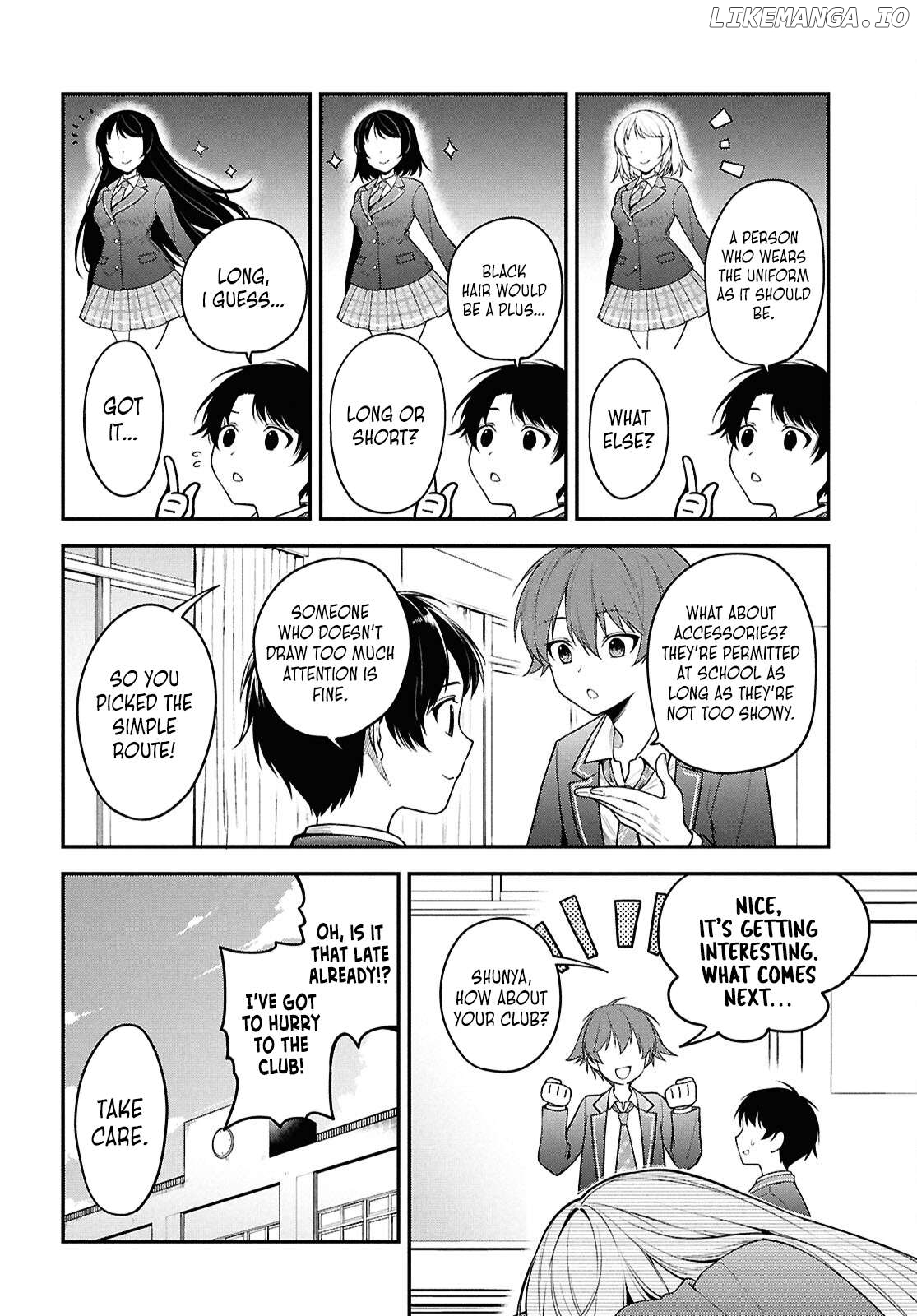 The Yankee Shimizu-san Sitting Next to Me Has Dyed Her Hair Black Chapter 1 - page 8