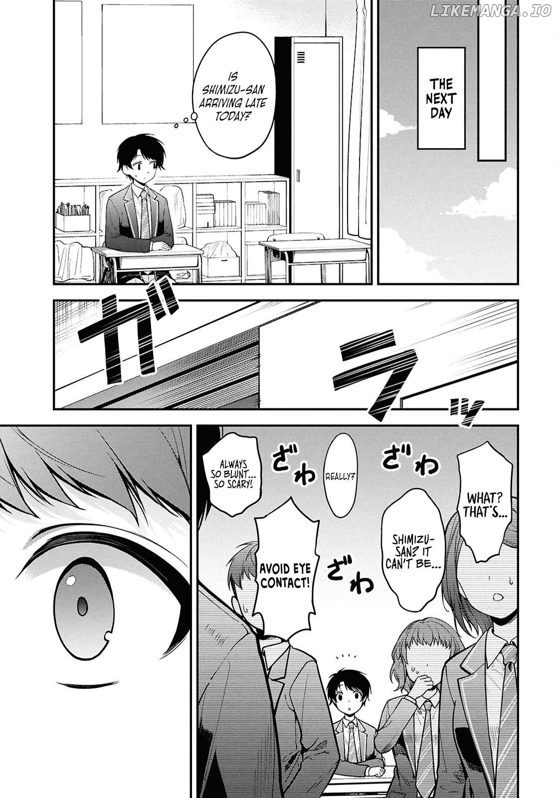 The Yankee Shimizu-san Sitting Next to Me Has Dyed Her Hair Black Chapter 1 - page 9