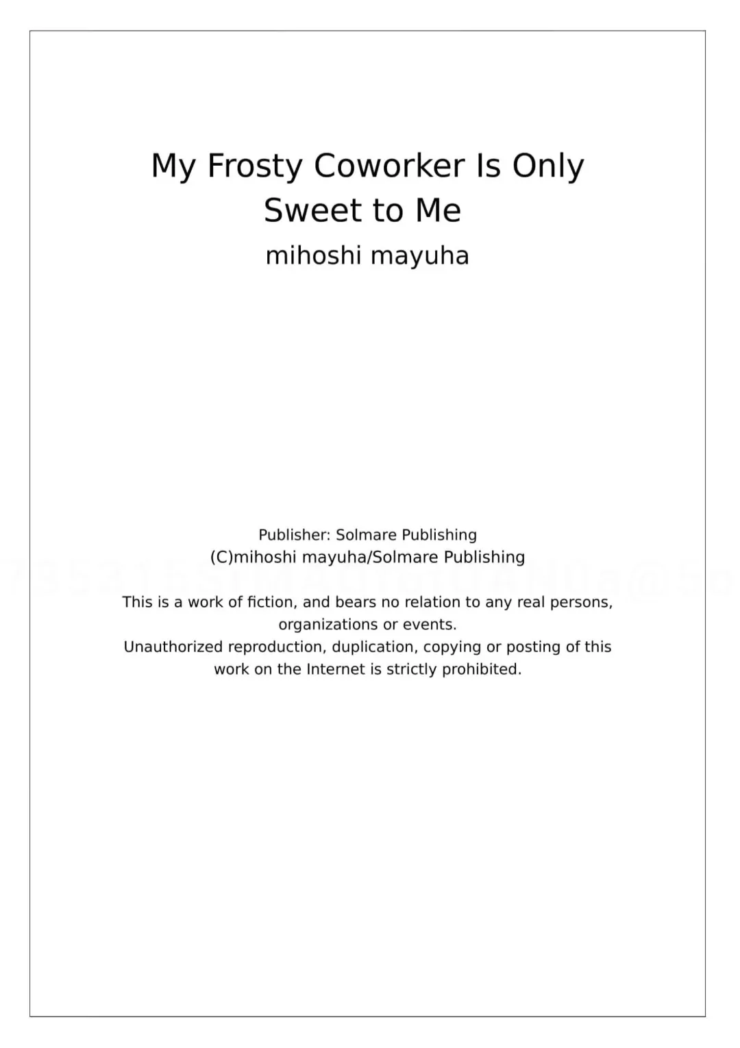My Frosty Coworker Is Only Sweet to Me Chapter 2 - page 31