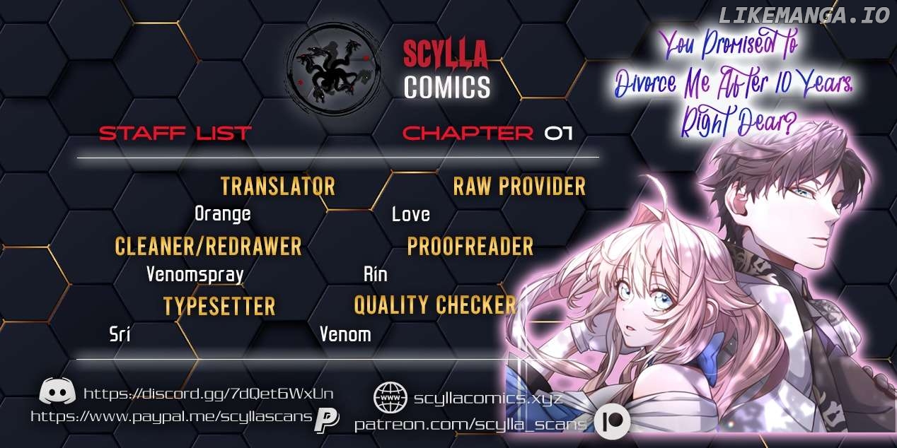 Danna-sama, 10-nen de Rikon suru Yakusoku de Shita yo ne? Chapter 1 - page 1