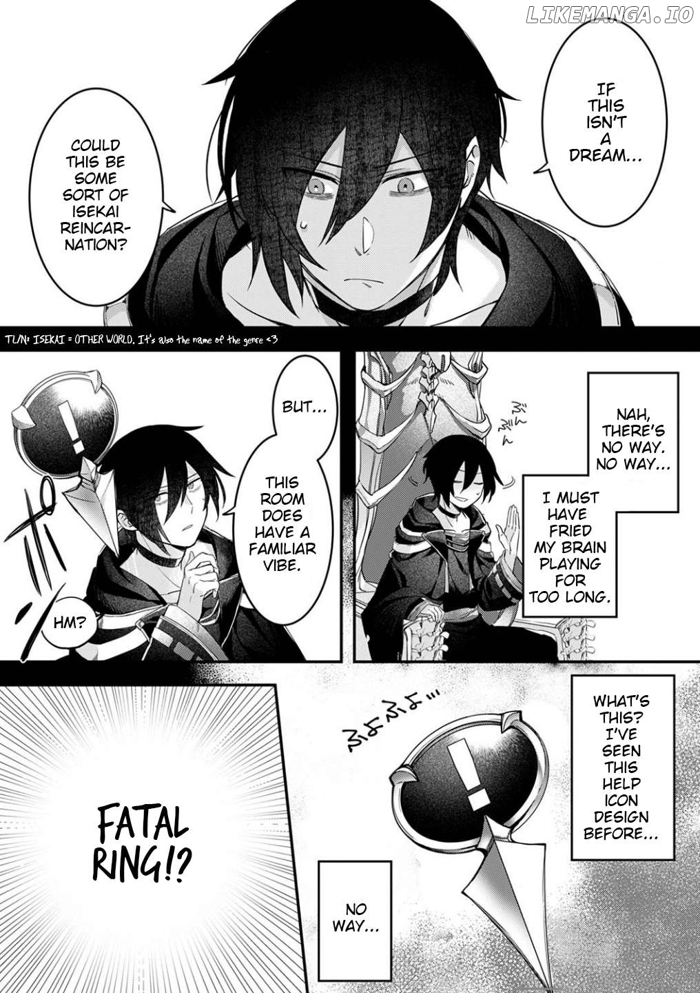 Game-nai Saikyou no "Ura Boss" ni Tensei shita no de, Shujinkou no Kawarini Saisoku Clear wo Mezashimasu! Chapter 1 - page 3