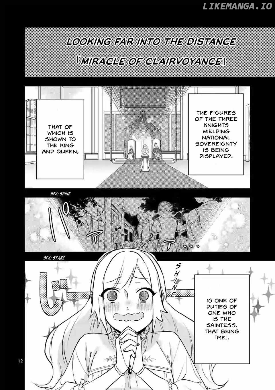 Isekai de Seikishi no Hakooshi Shitetara Toutomi ga Sugite Seijo ni Natteta Chapter 1 - page 12