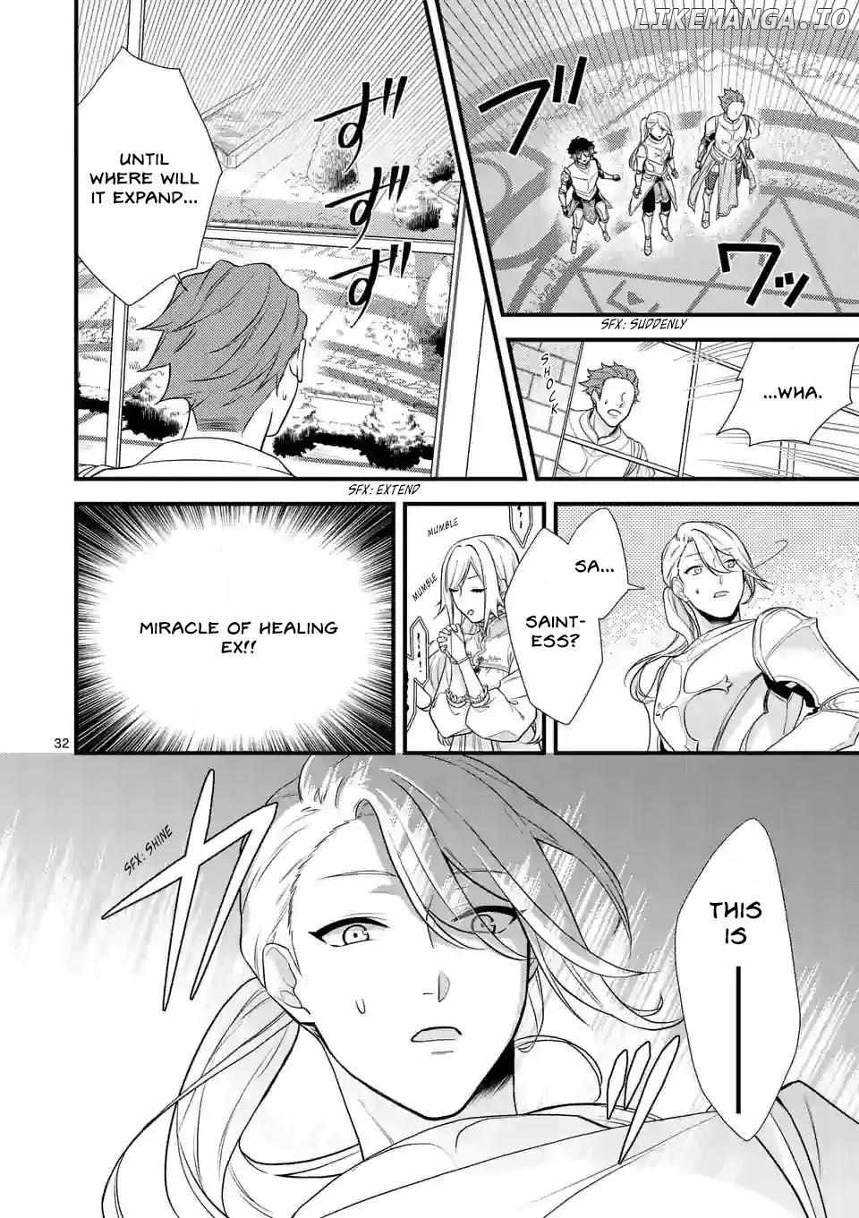 Isekai de Seikishi no Hakooshi Shitetara Toutomi ga Sugite Seijo ni Natteta Chapter 1 - page 32