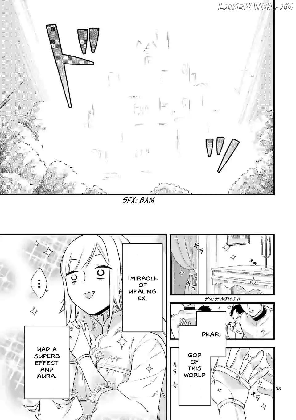 Isekai de Seikishi no Hakooshi Shitetara Toutomi ga Sugite Seijo ni Natteta Chapter 1 - page 33