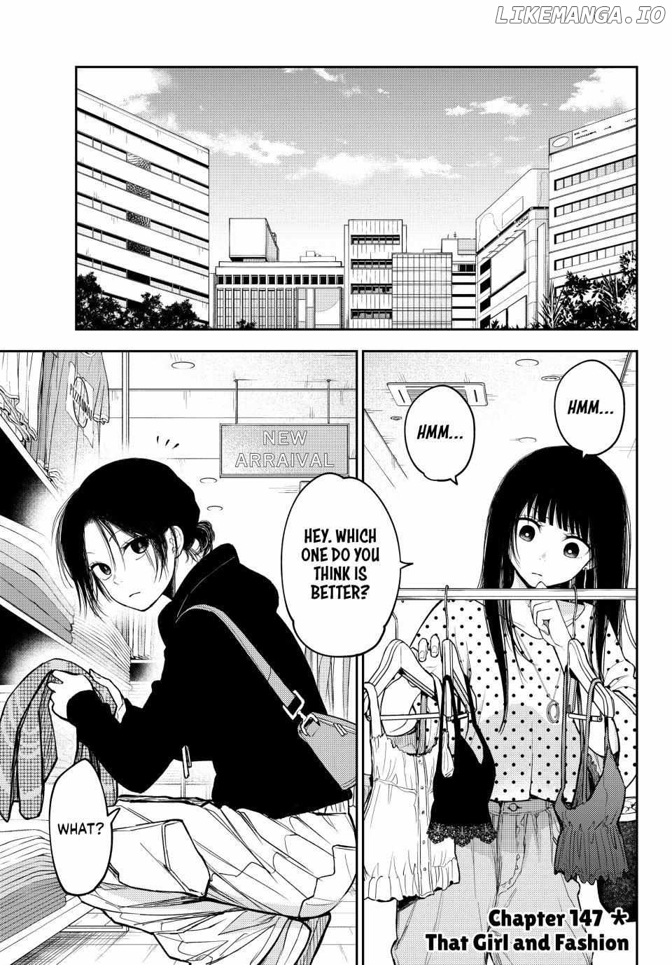 My Charms Are Wasted On Kuroiwa Medaka Chapter 147 - page 1