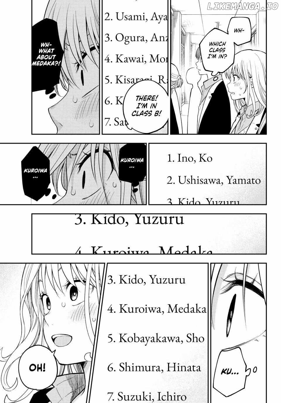 My Charms Are Wasted On Kuroiwa Medaka Chapter 148 - page 3