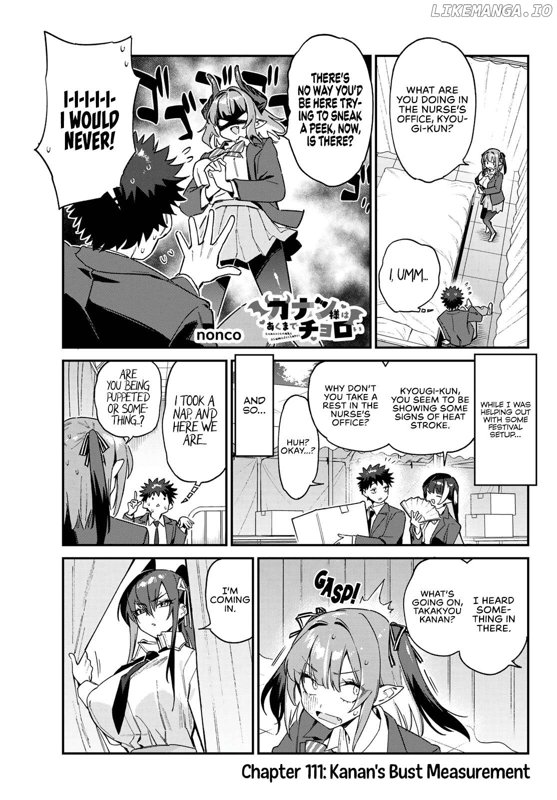 Kanan-Sama Is Easy As Hell! Chapter 111 - page 2