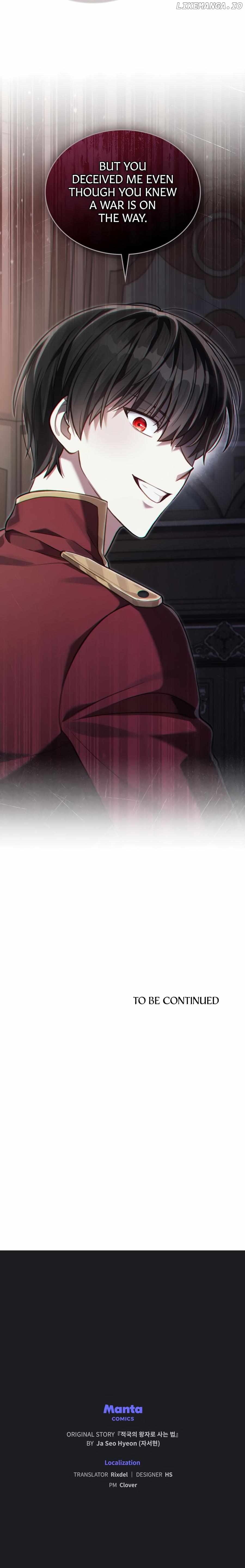 Living as the Enemy Prince Chapter 44 - page 24