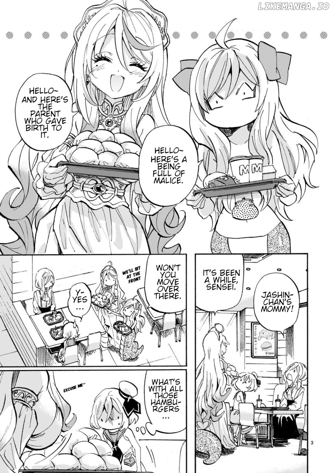 Jashin-chan Dropkick Chapter 265 - page 3