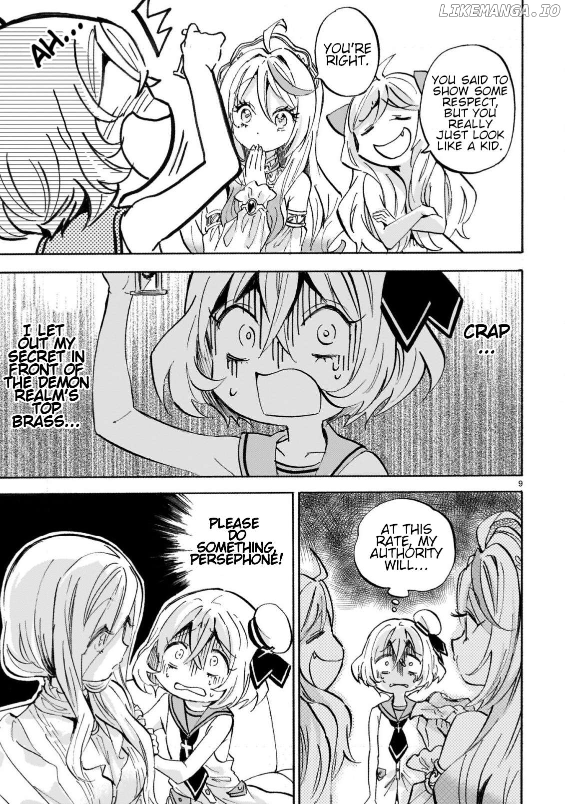 Jashin-chan Dropkick Chapter 265 - page 9