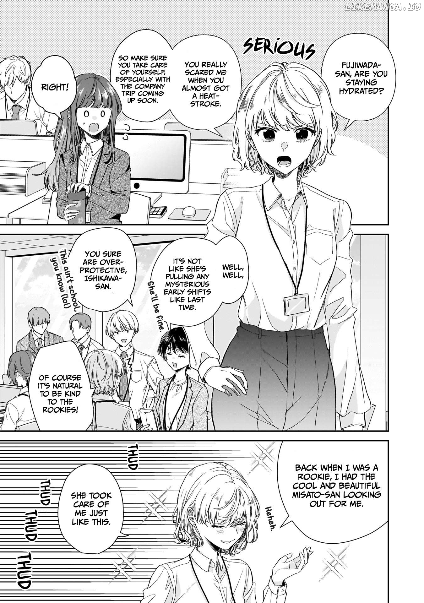 Misato-San Is A Bit Cold Towards Her Boss Who Pampers Chapter 21 - page 13
