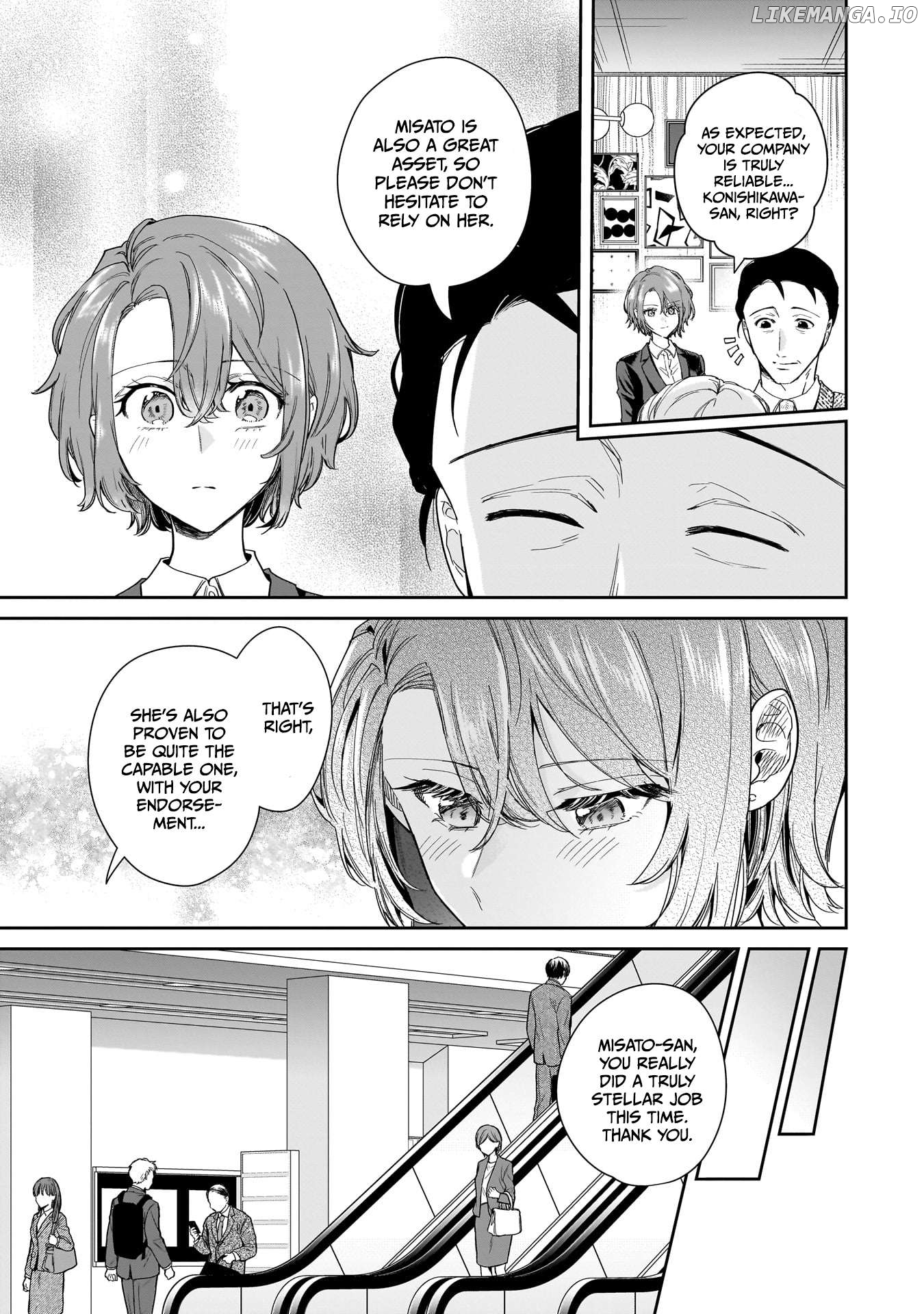 Misato-San Is A Bit Cold Towards Her Boss Who Pampers Chapter 21 - page 17