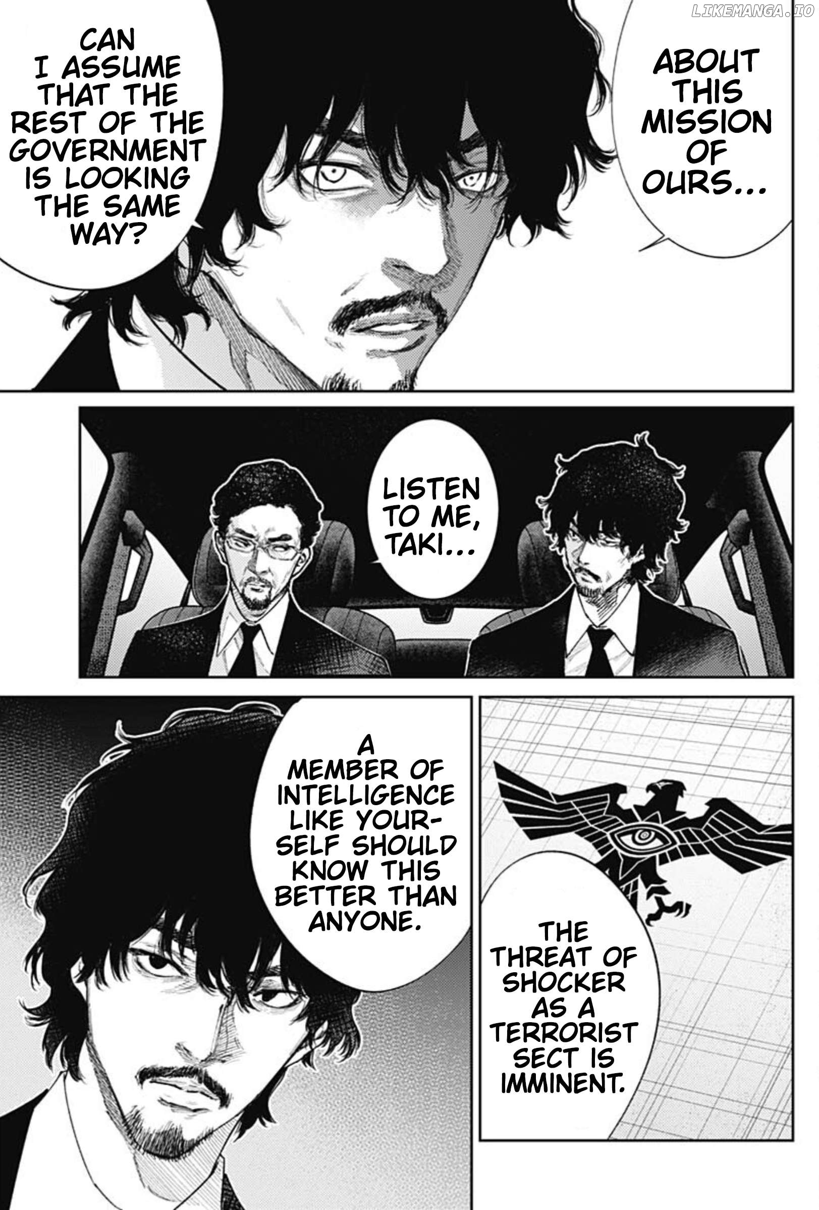 There is no true peace in this world -Shin Kamen Rider SHOCKER SIDE- Chapter 61 - page 7