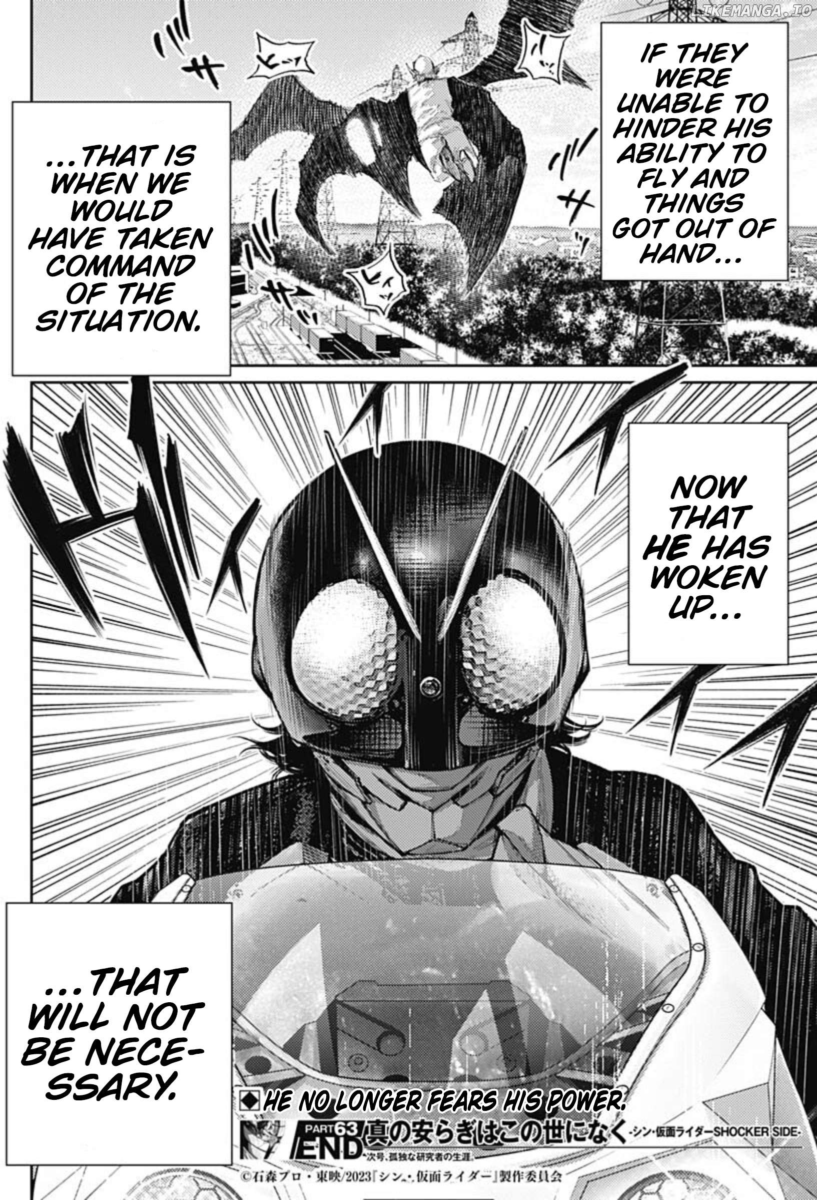 There is no true peace in this world -Shin Kamen Rider SHOCKER SIDE- Chapter 63 - page 18
