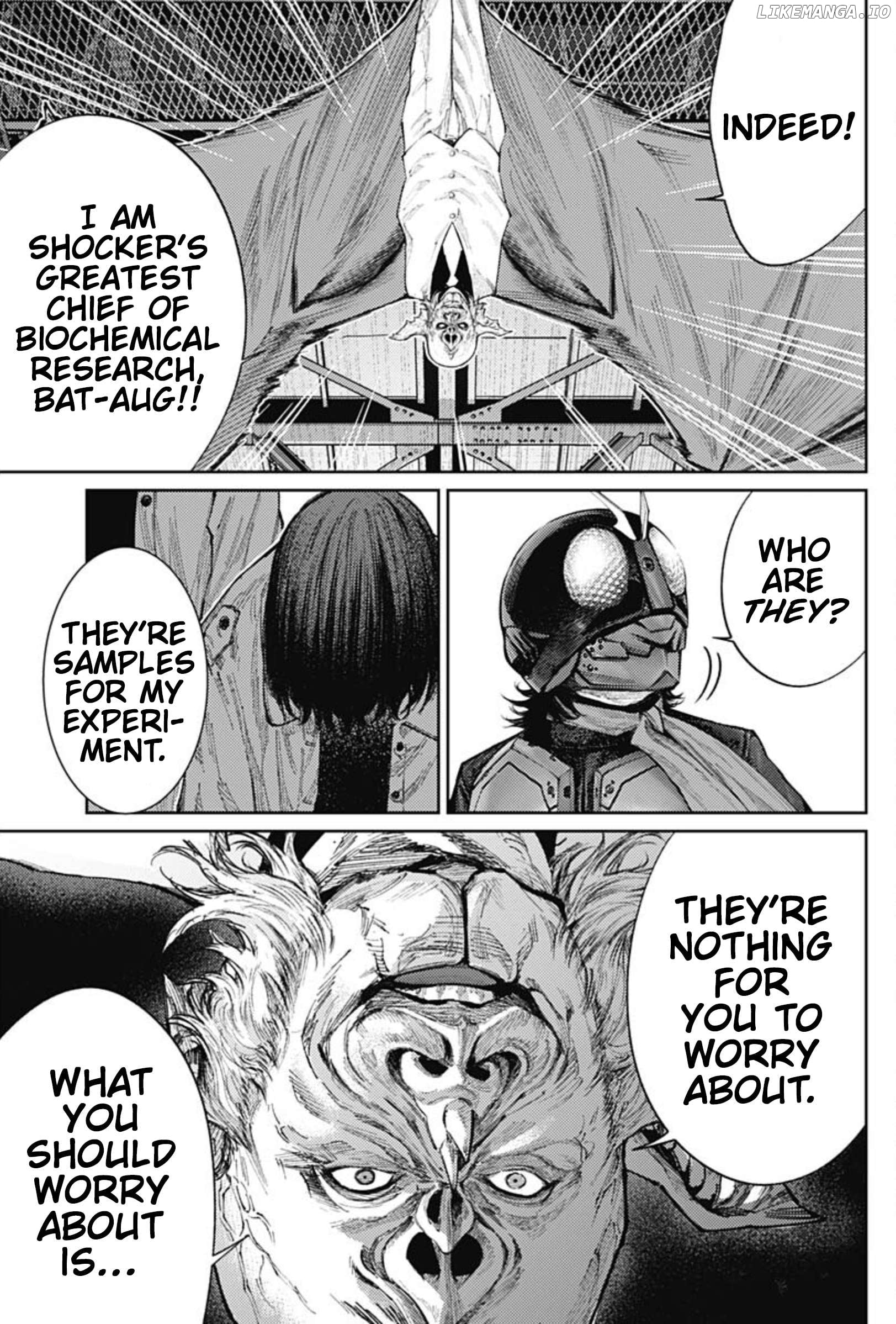 There is no true peace in this world -Shin Kamen Rider SHOCKER SIDE- Chapter 63 - page 7