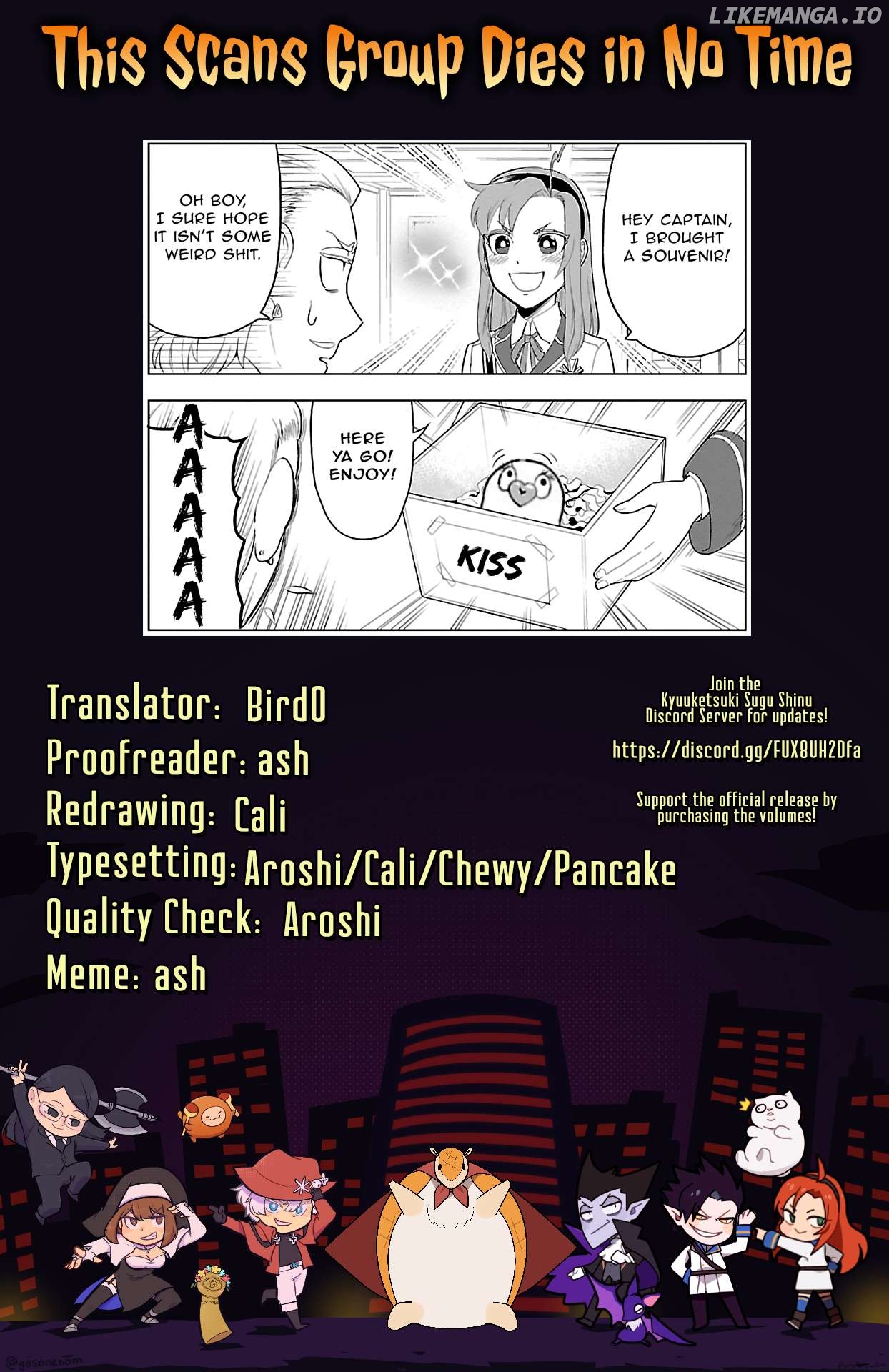 Kyuuketsuki Sugu Shinu Chapter 74 - page 14