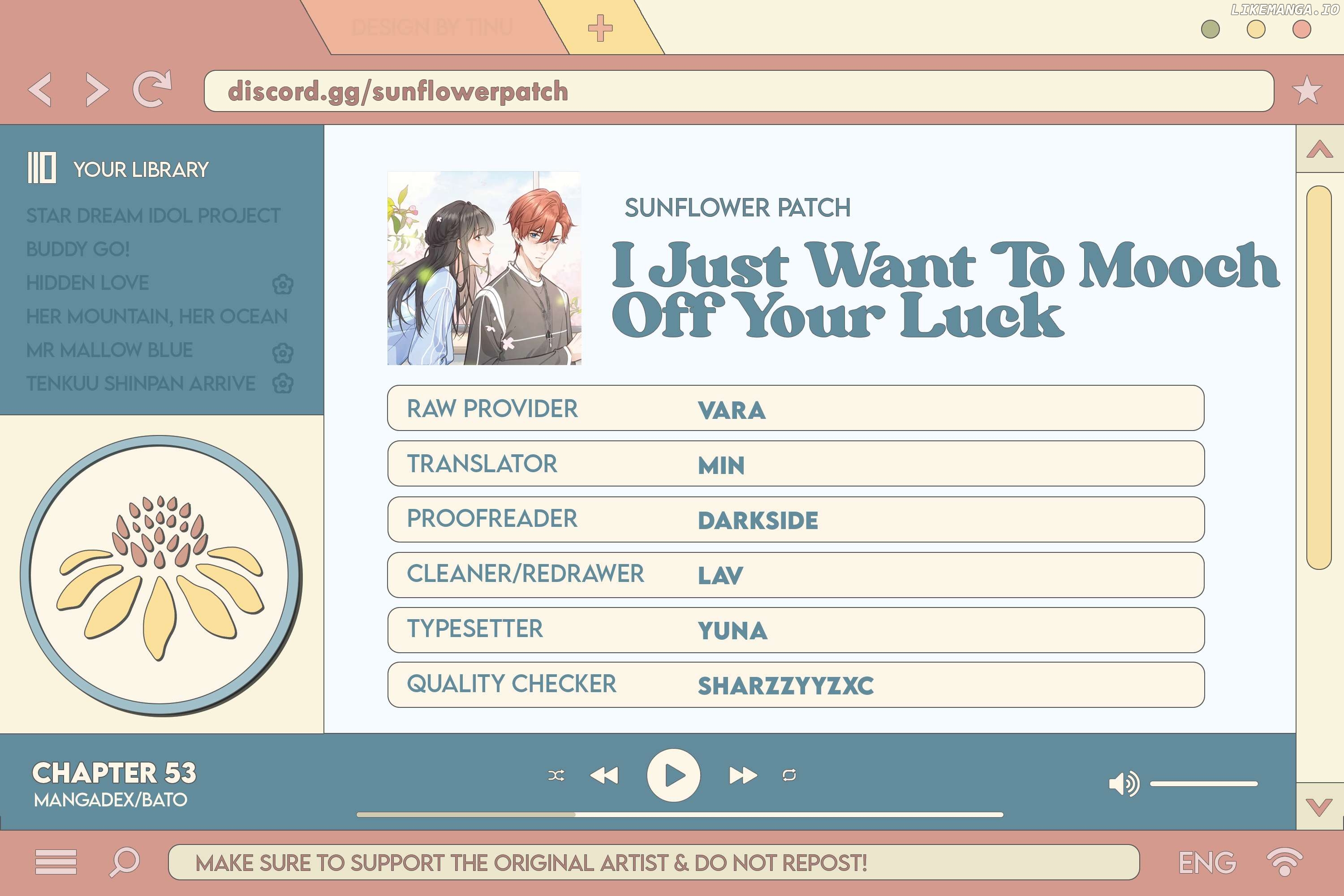 I Just Want To Mooch Off Your Luck Chapter 55 - page 30