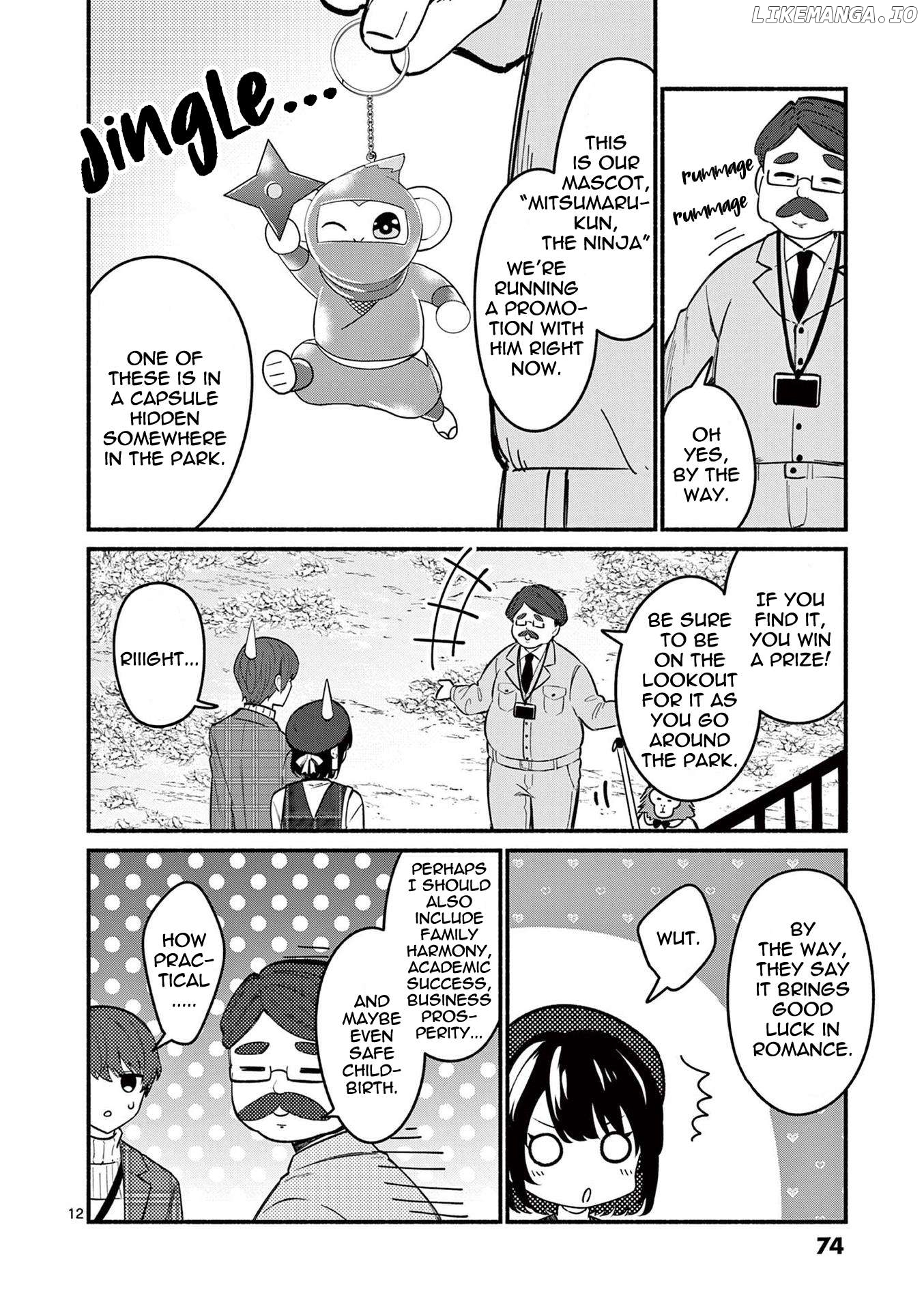 Shiotaiou no Sato-san ga Ore ni dake Amai Chapter 71 - page 12