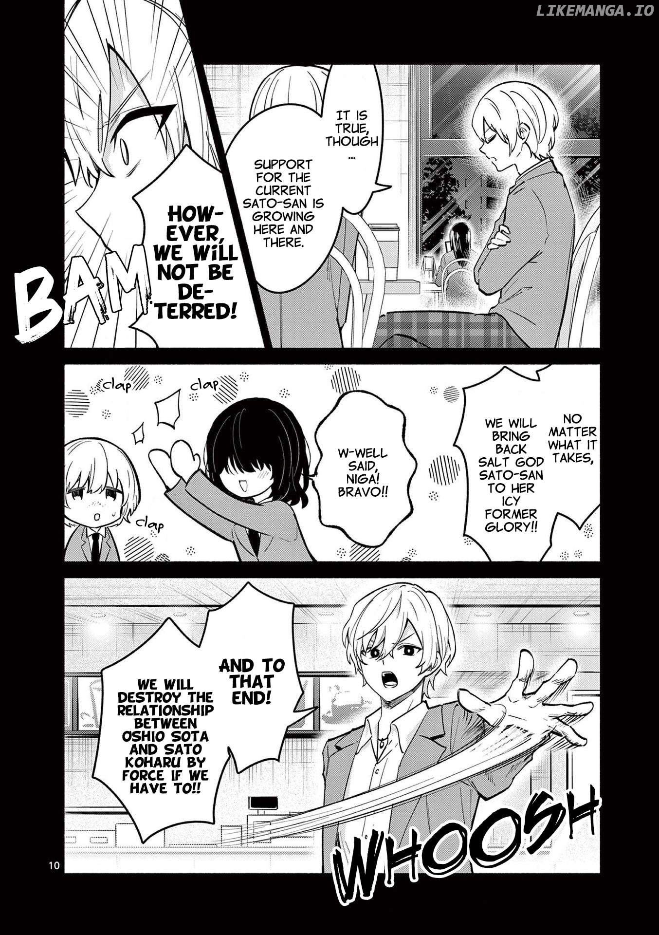 Shiotaiou no Sato-san ga Ore ni dake Amai Chapter 72 - page 10