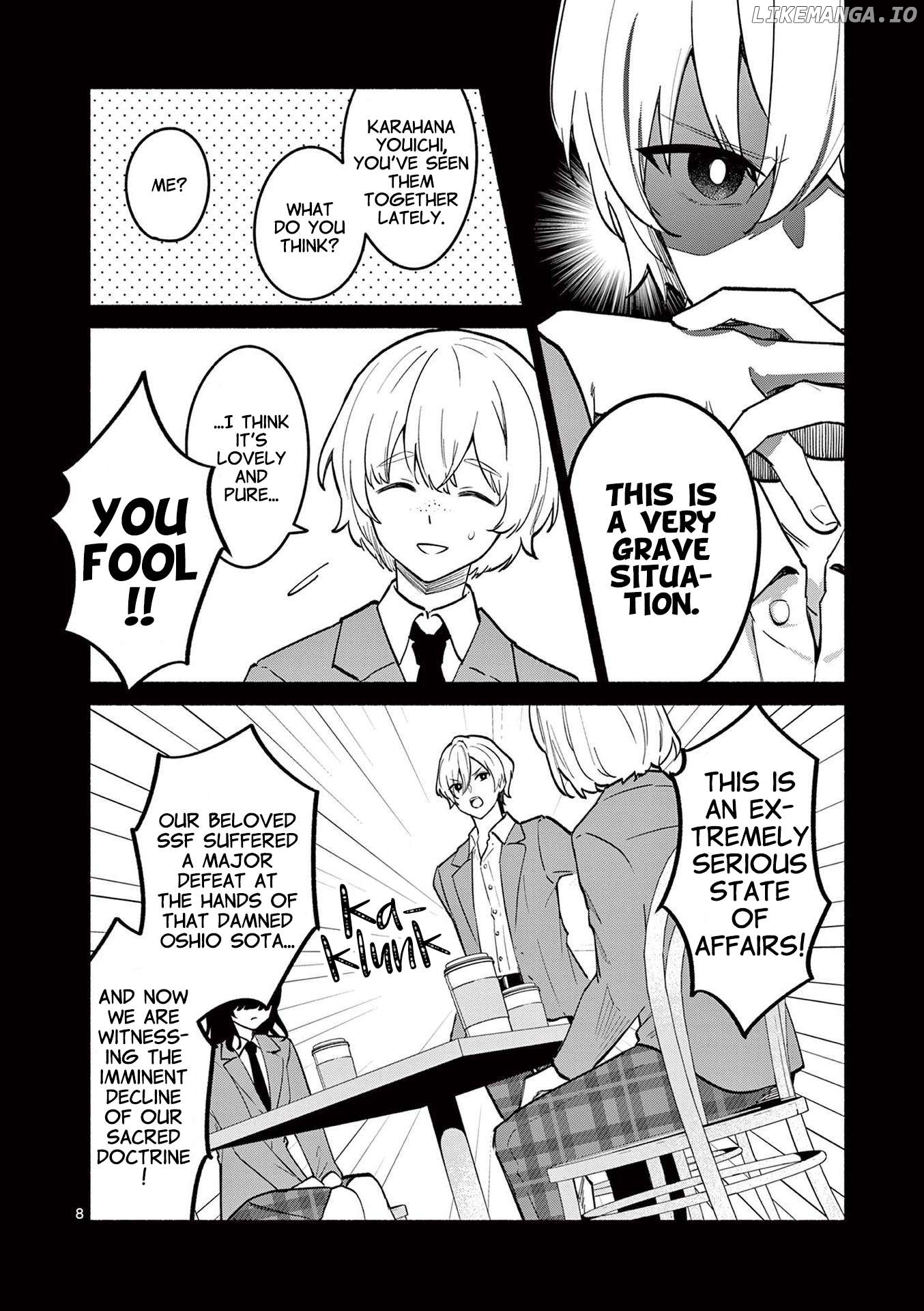 Shiotaiou no Sato-san ga Ore ni dake Amai Chapter 72 - page 8