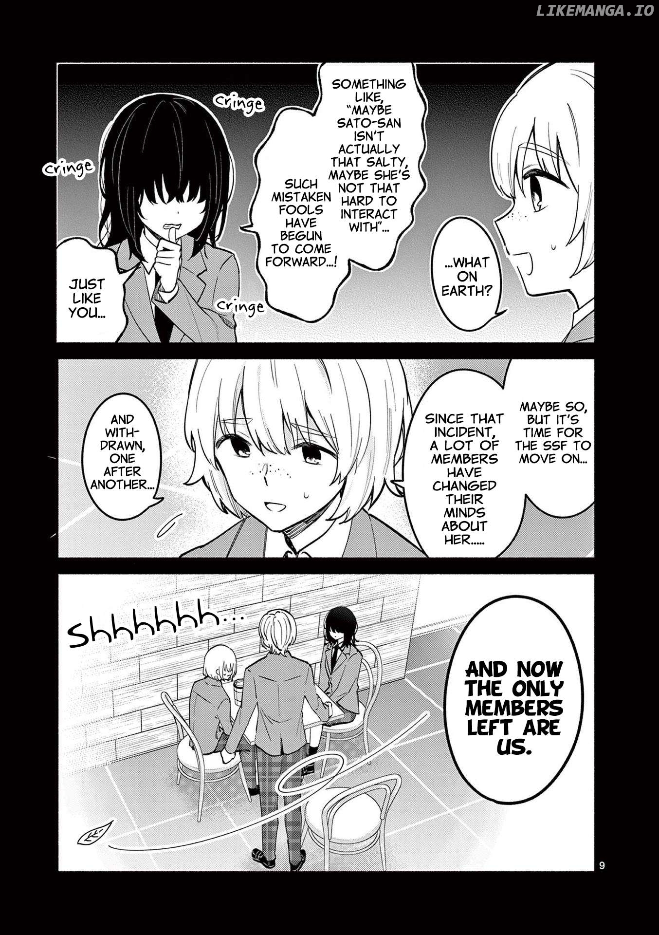 Shiotaiou no Sato-san ga Ore ni dake Amai Chapter 72 - page 9