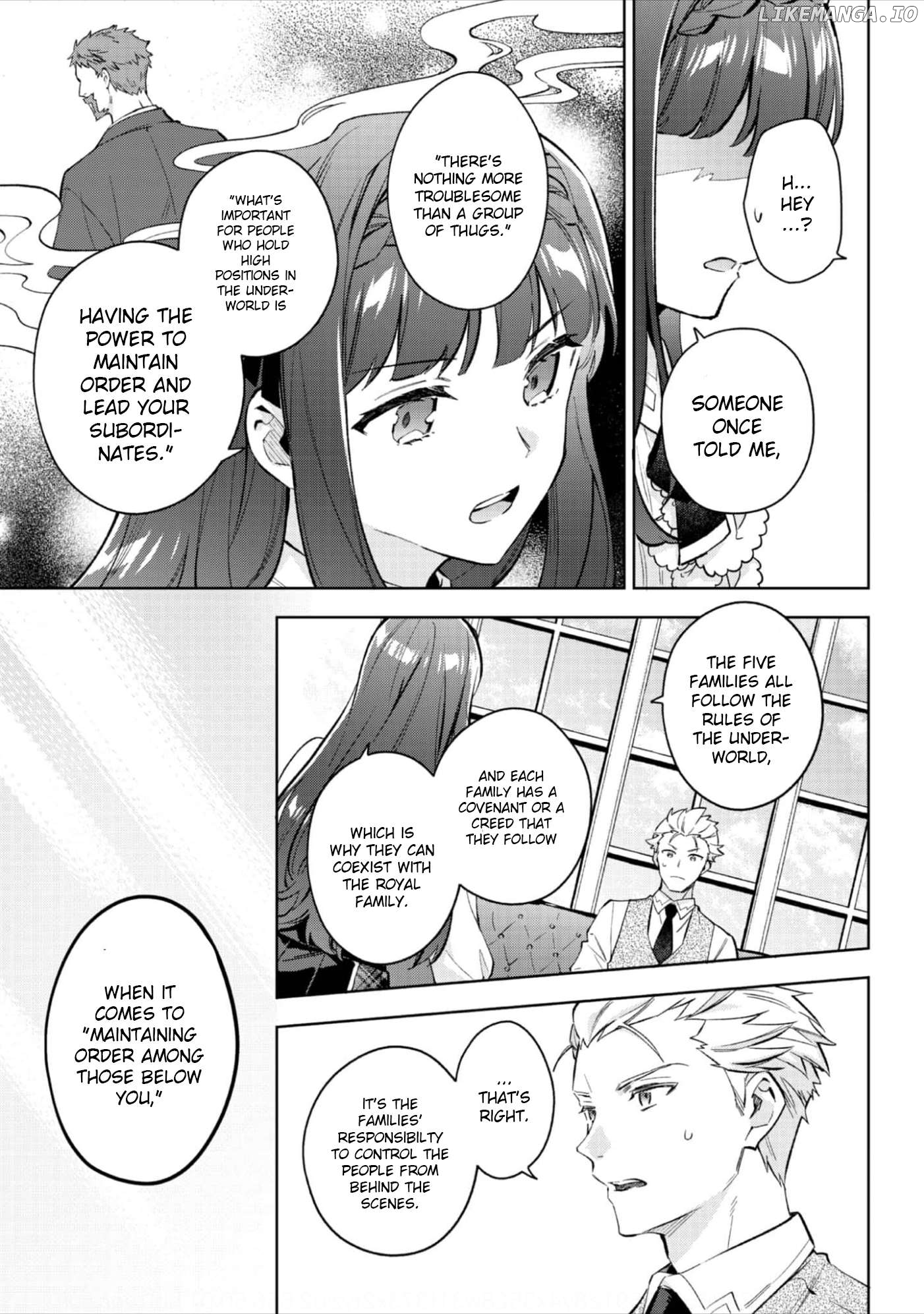 Akumana Akutou Ikka no Mana Musume, Tensei Saki mo Otome Game no Gokudou Reijou deshita Chapter 20 - page 12