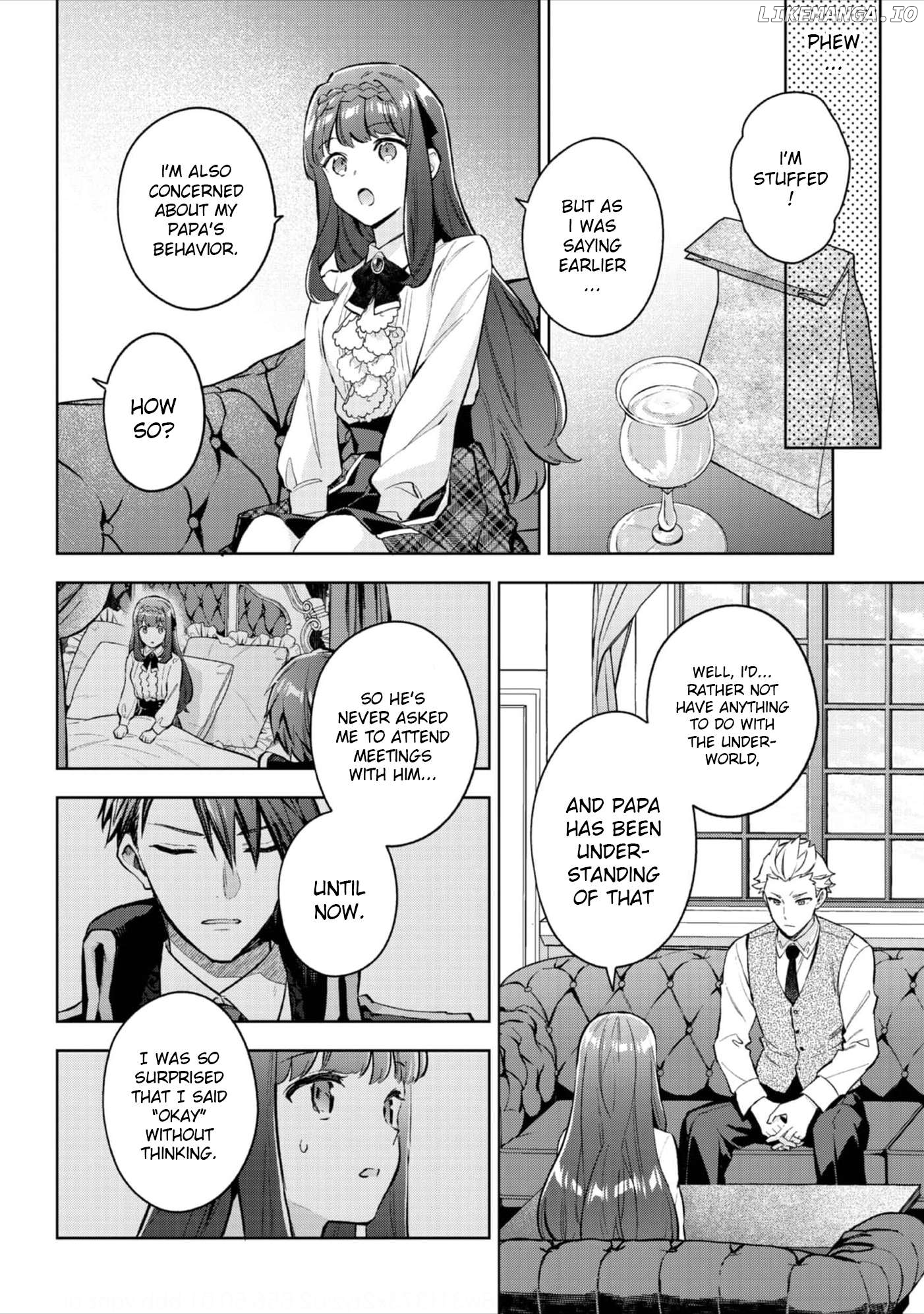Akumana Akutou Ikka no Mana Musume, Tensei Saki mo Otome Game no Gokudou Reijou deshita Chapter 20 - page 5