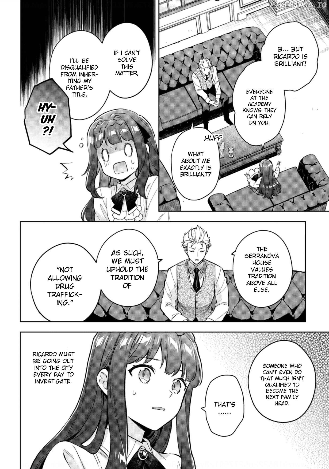 Akumana Akutou Ikka no Mana Musume, Tensei Saki mo Otome Game no Gokudou Reijou deshita Chapter 20 - page 9