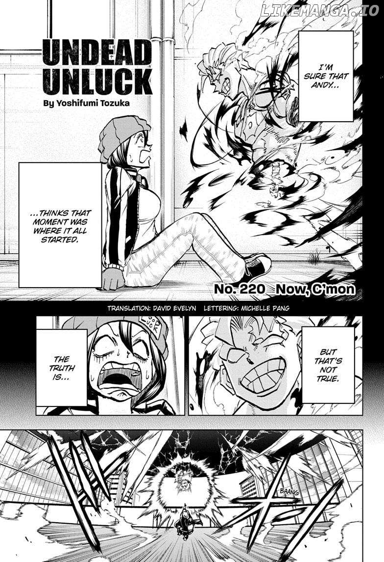 Undead + Unluck Chapter 220 - page 1