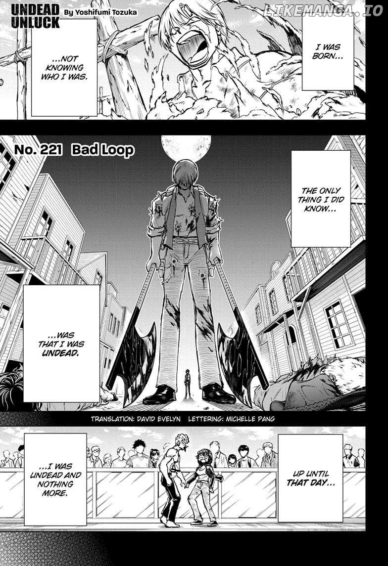Undead + Unluck Chapter 221 - page 1