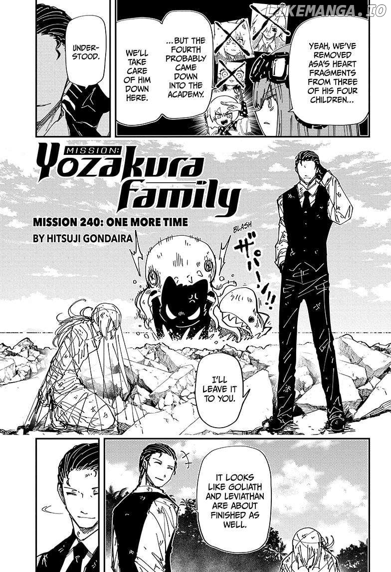 Mission: Yozakura Family Chapter 240 - page 1