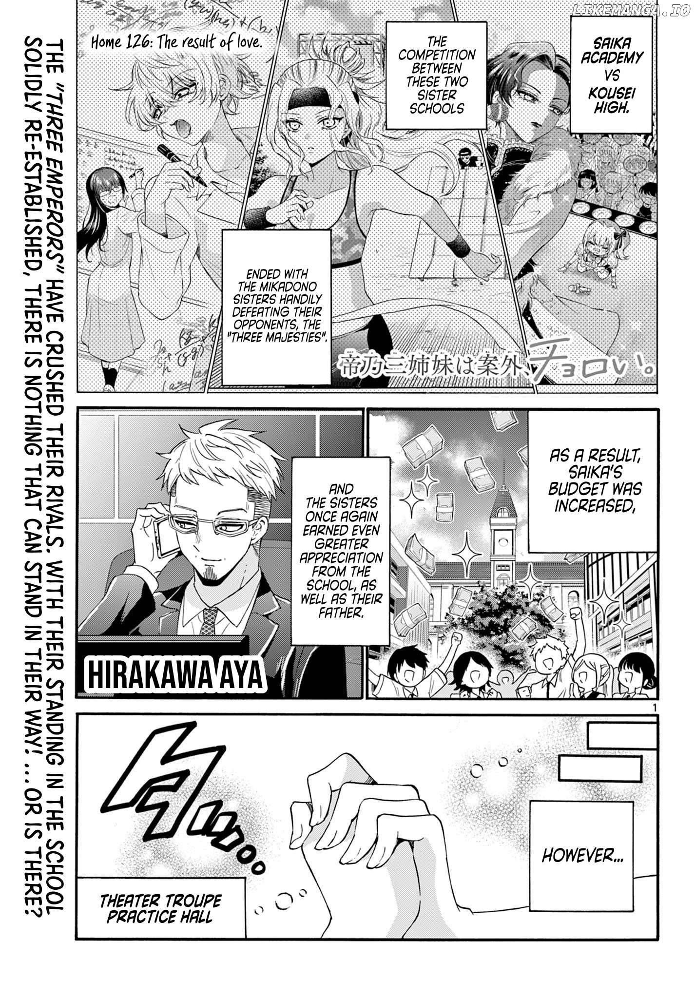 Mikadono Sanshimai Wa Angai, Choroi Chapter 126 - page 1