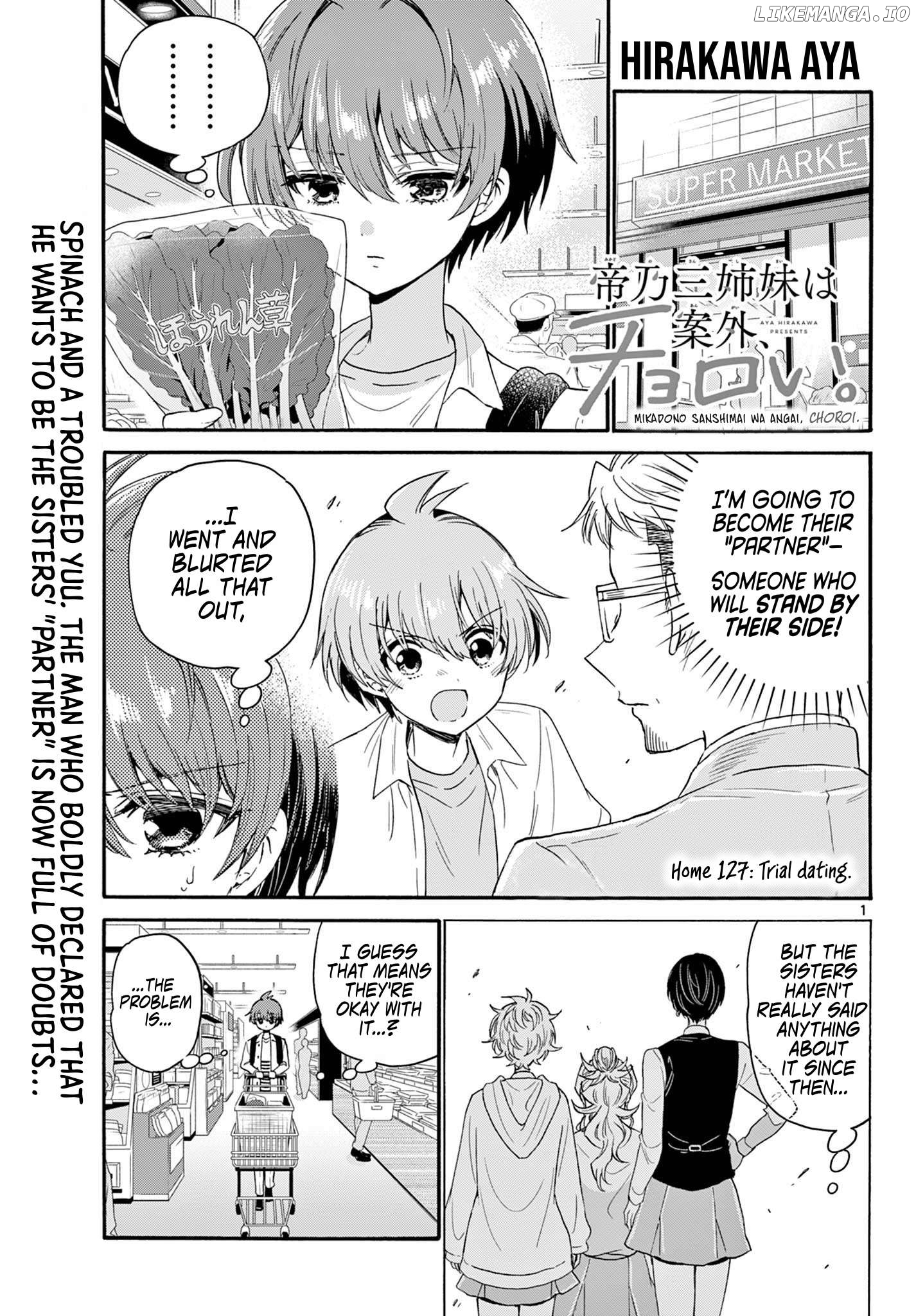 Mikadono Sanshimai Wa Angai, Choroi Chapter 127 - page 1