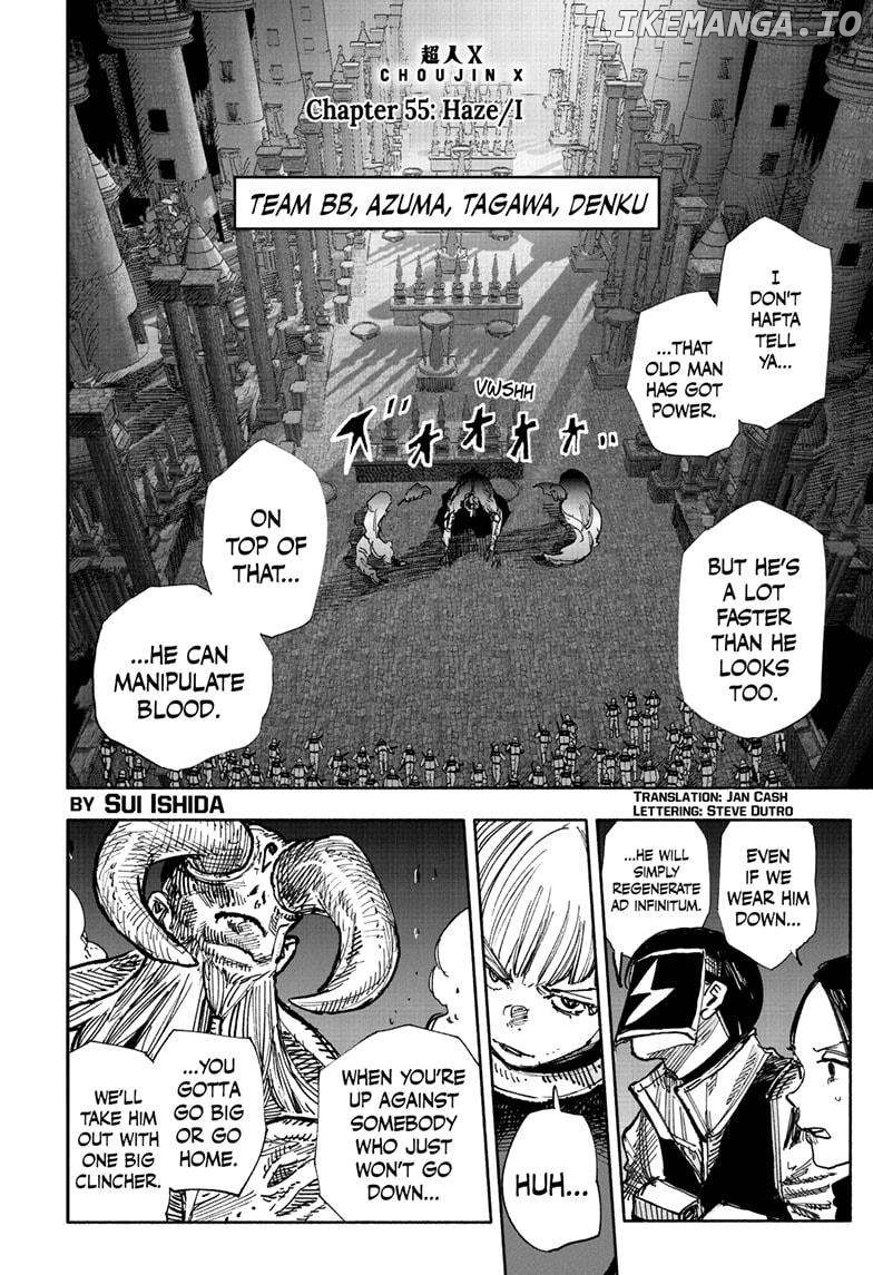 Choujin X Chapter 55 - page 3