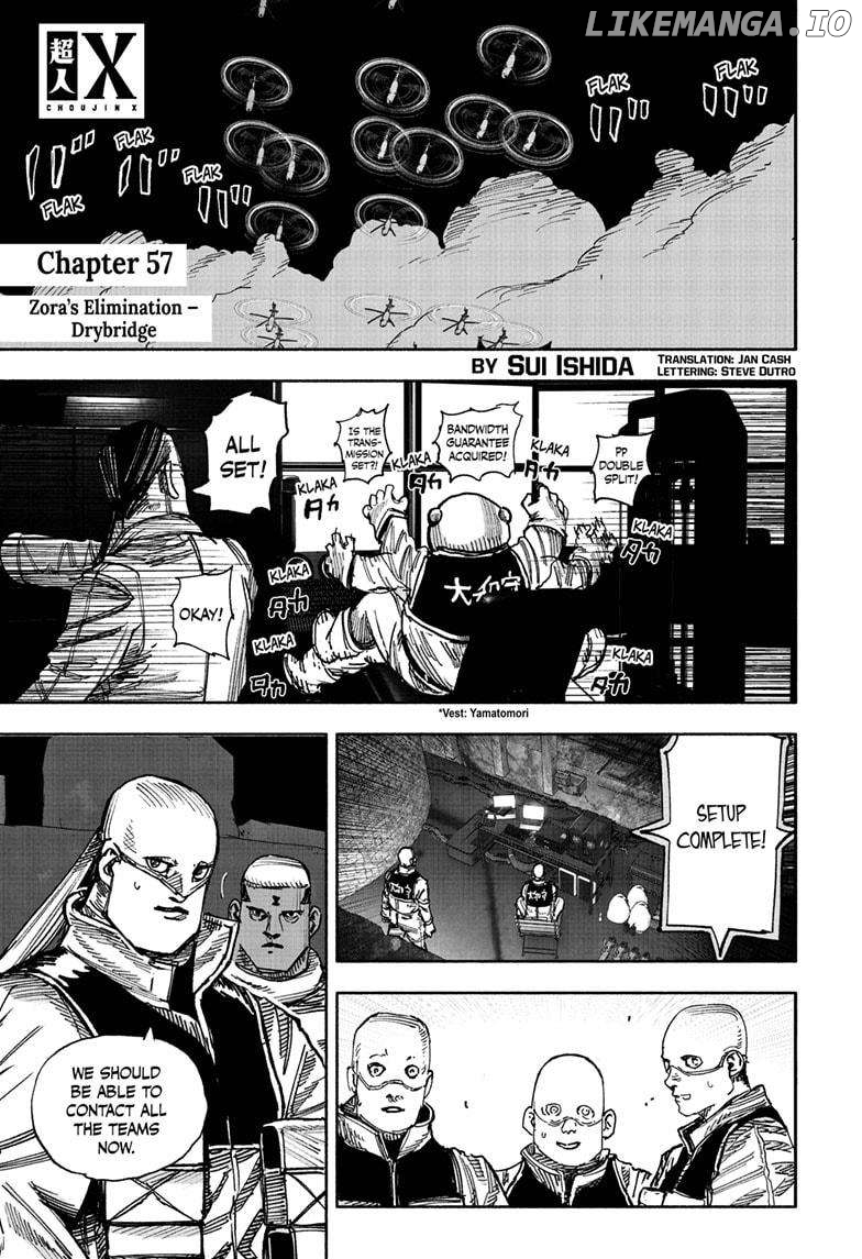 Choujin X Chapter 57 - page 1