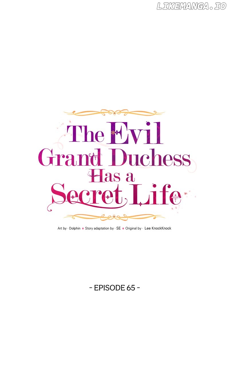 The Evil Grand Duchess Has a Secret Life Chapter 65 - page 8