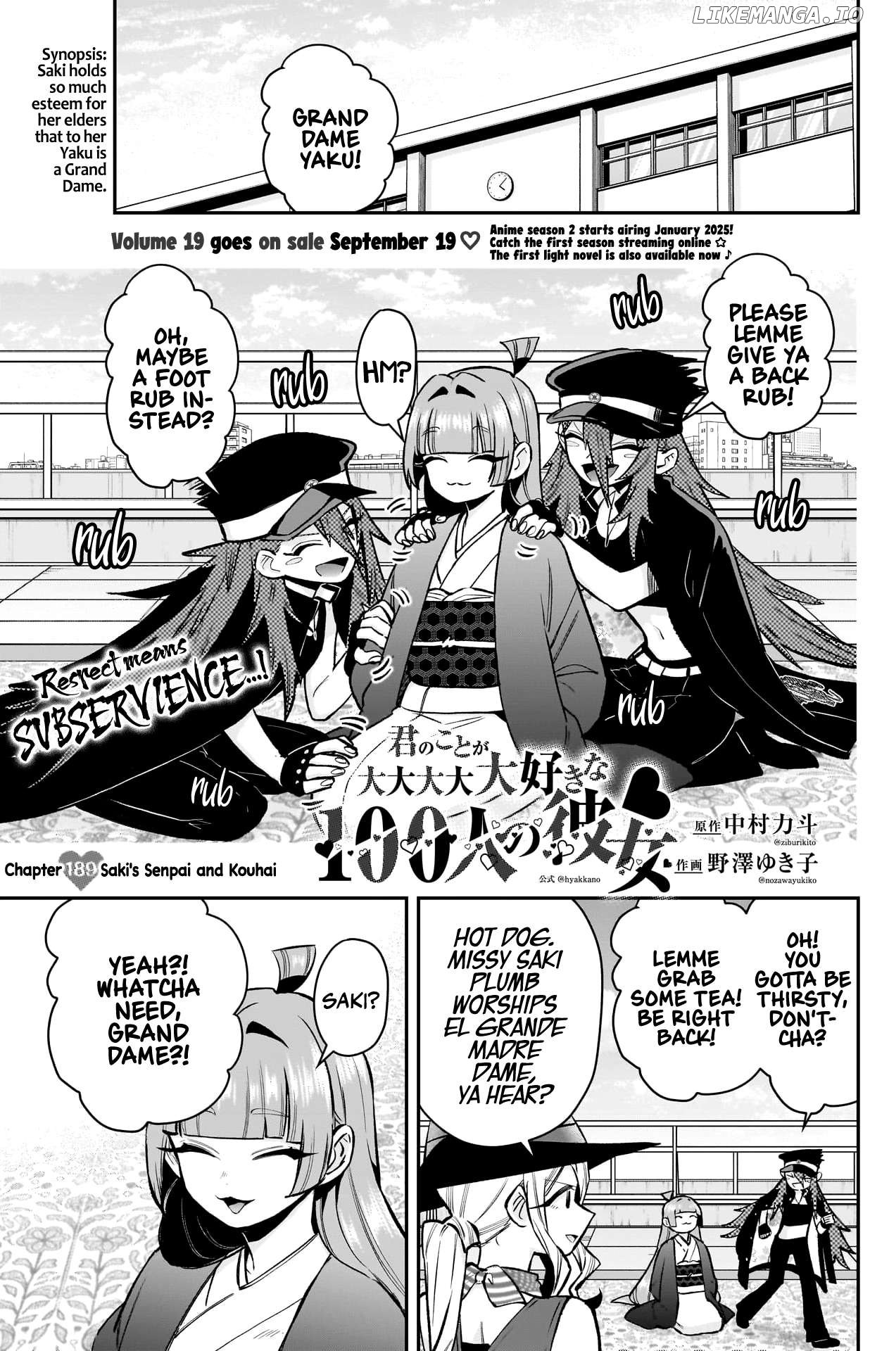 The 100 Girlfriends Who Really, Really, Really, Really, Really Love You Chapter 189 - page 2